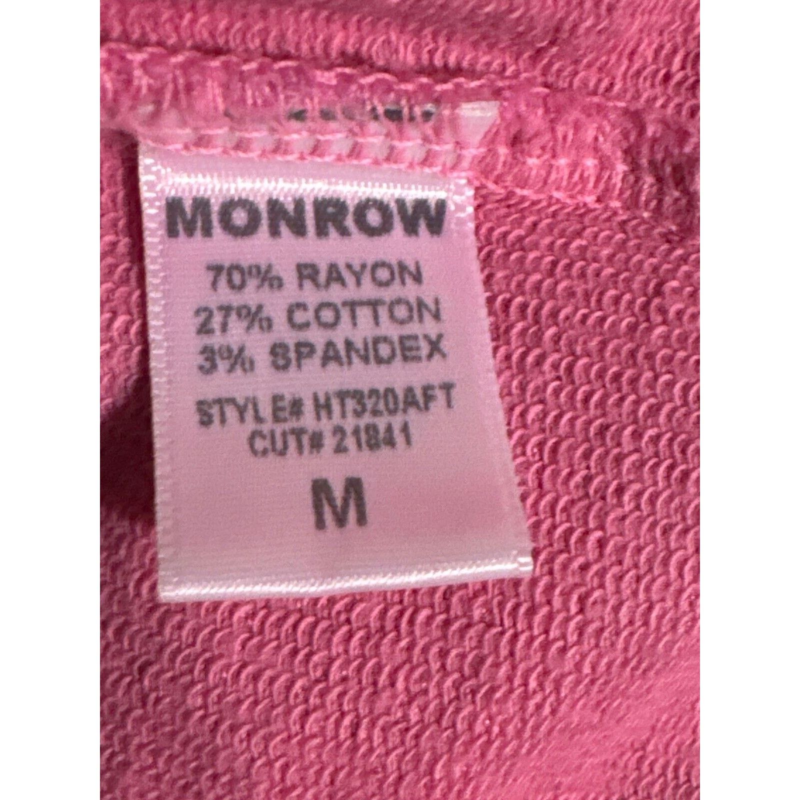 MONROW Monrow Hoodie Cozy Supersoft Pullover Pink Women's Medium Size M / US 6-8 / IT 42-44 - 4 Thumbnail