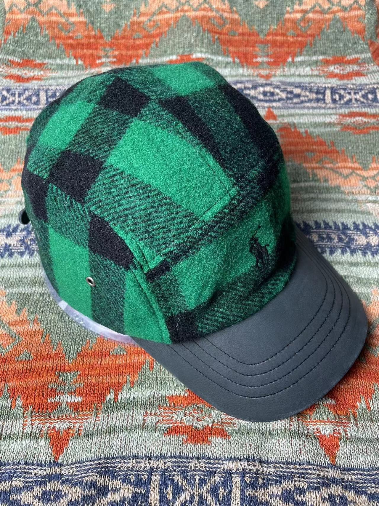Polo Ralph Lauren Polo Ralph Lauren Rare Leather Baseball Hat cap Size ONE SIZE - 2 Thumbnail