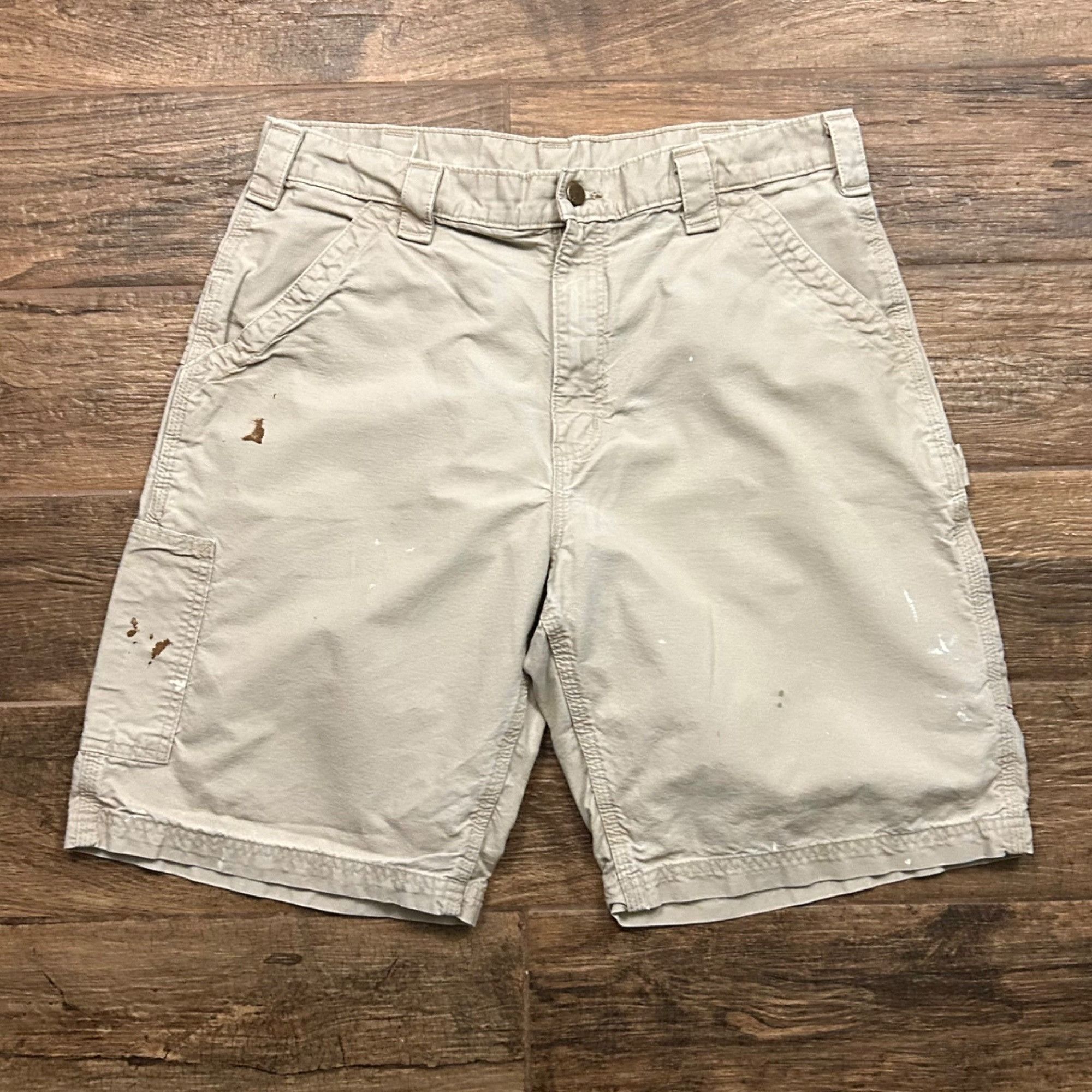 Carhartt × Vintage Vintage Carhartt work shorts Size US 36 / EU 52 - 1 Thumbnail