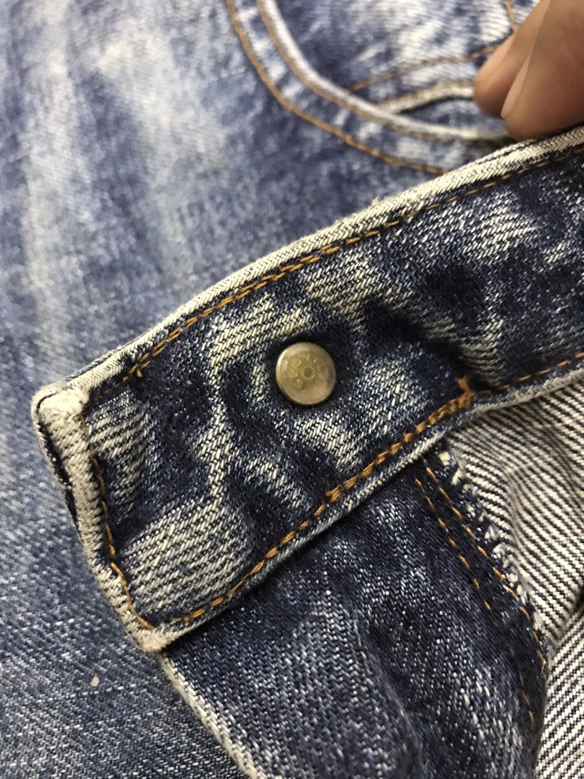 Designer 🔥Flare🔥 Vintage Alcali Distressed Denim Jeans Size US 29 - 11 Thumbnail