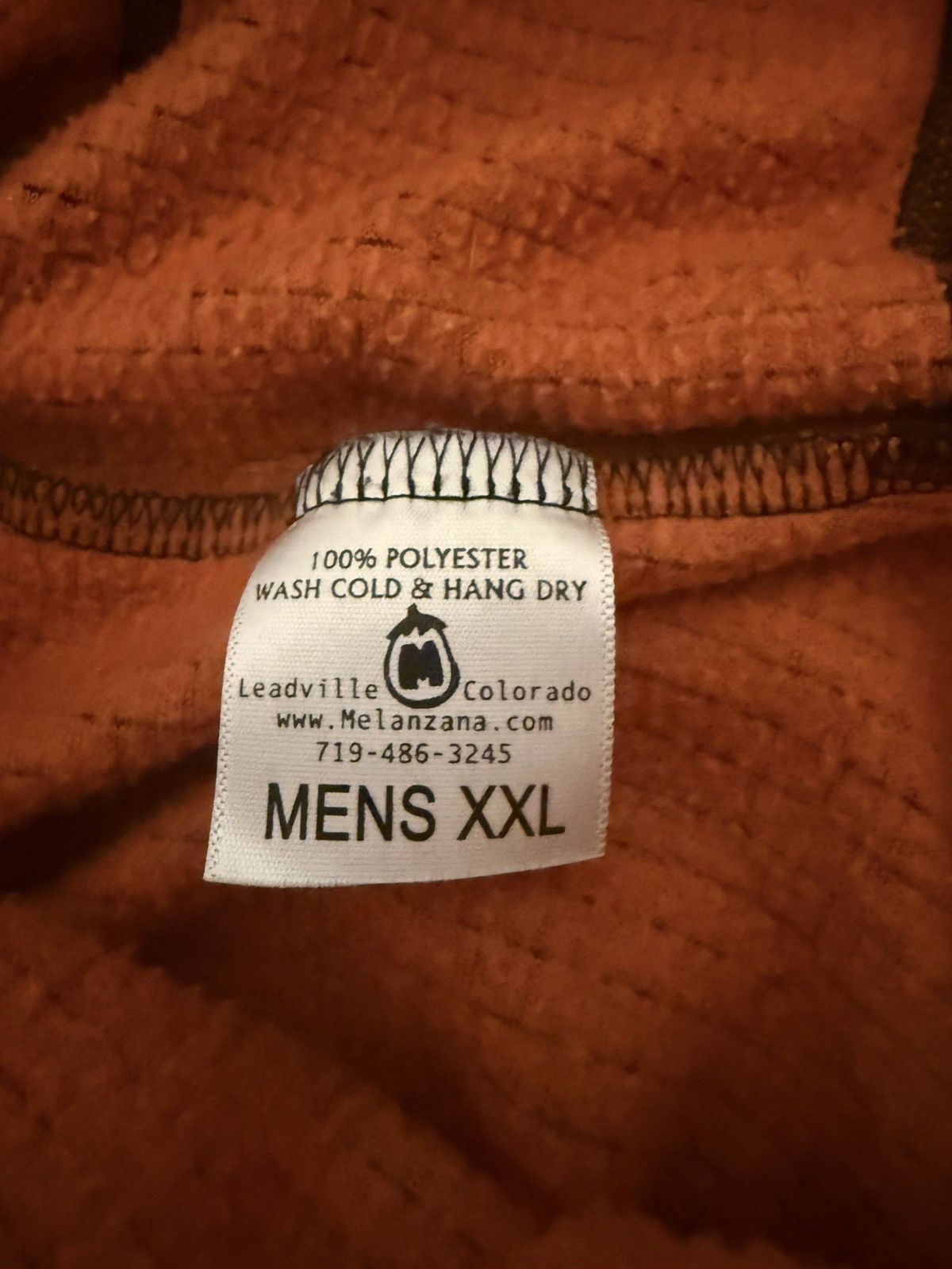 Melanzana Melanzana Men's XXL Micro Grid Hoodie Pumpkin Size US XXL / EU 58 / 5 - 6 Thumbnail
