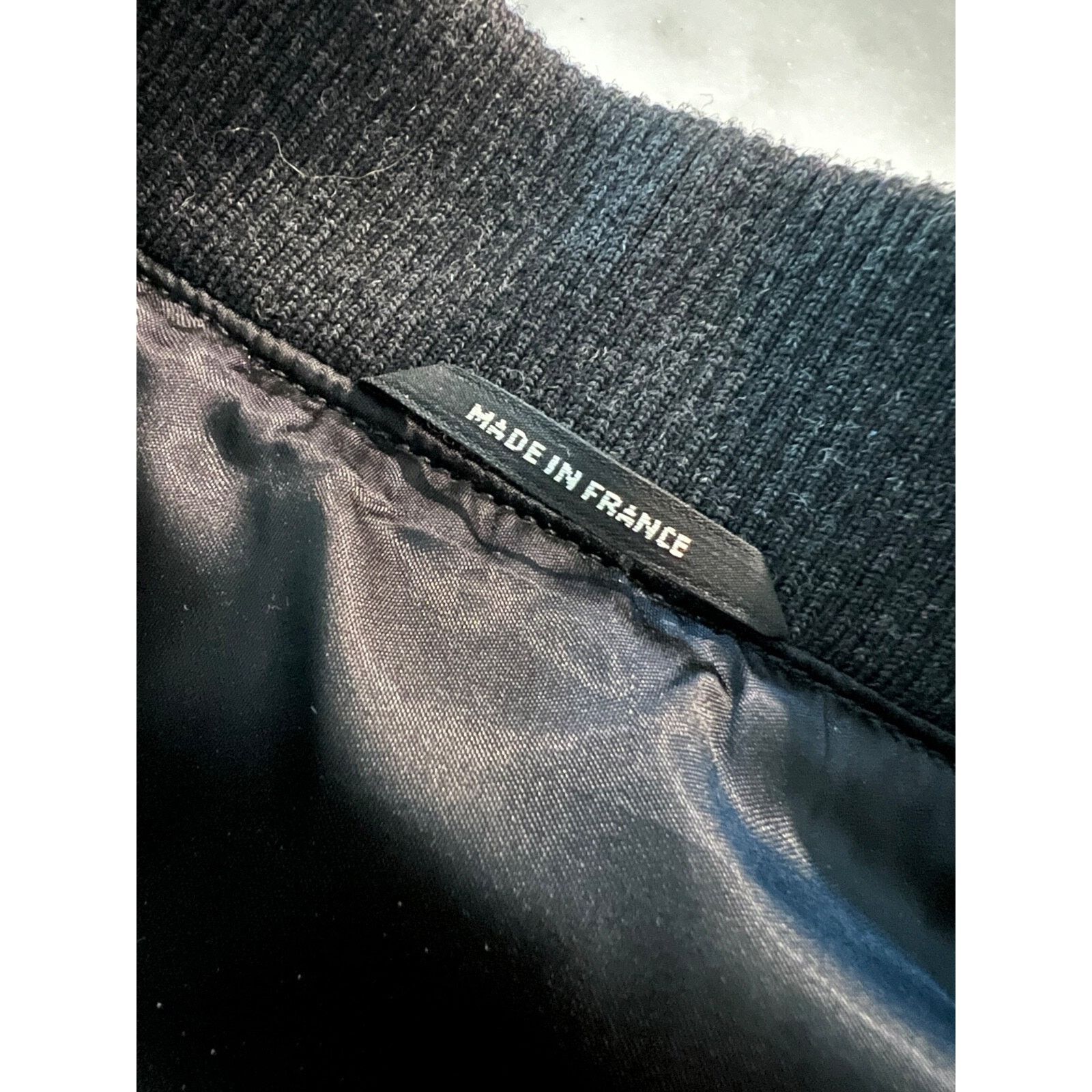Hermes $5050 Hermes Blouson Bord Cote Wool Bomber Grey IT50 Size US M / EU 48-50 / 2 - 9 Thumbnail