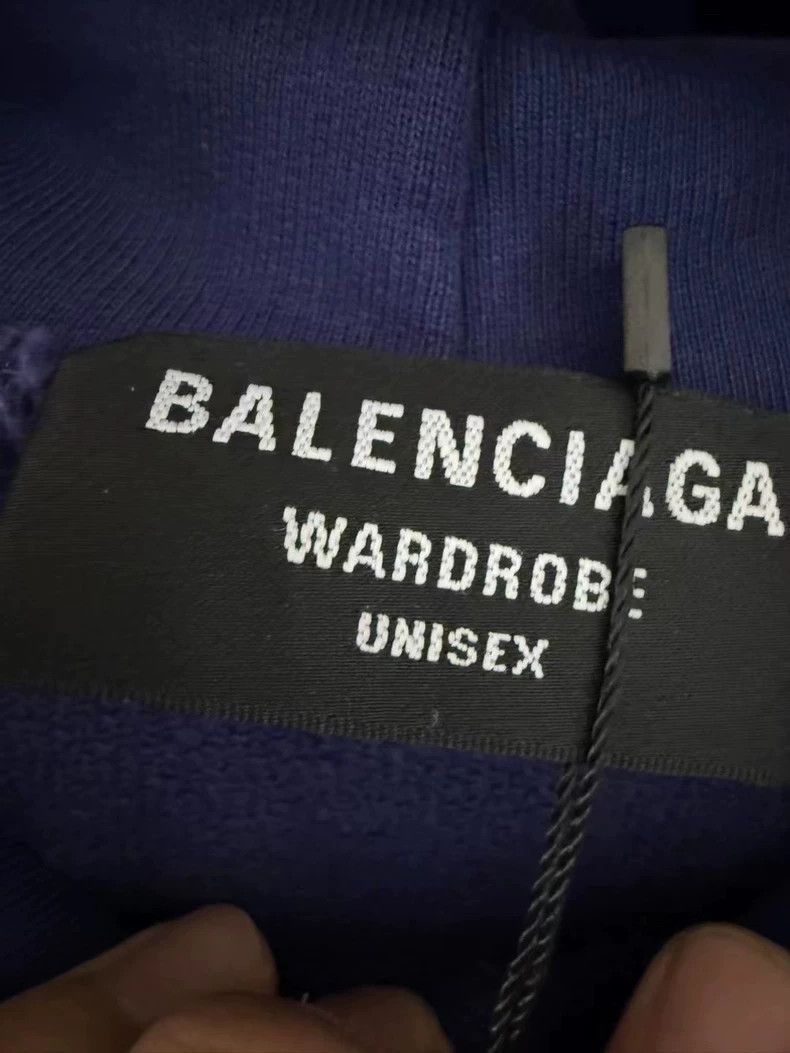 Balenciaga Balenciaga Blue coke embroidered sweater Size US L / EU 52-54 / 3 - 4 Thumbnail