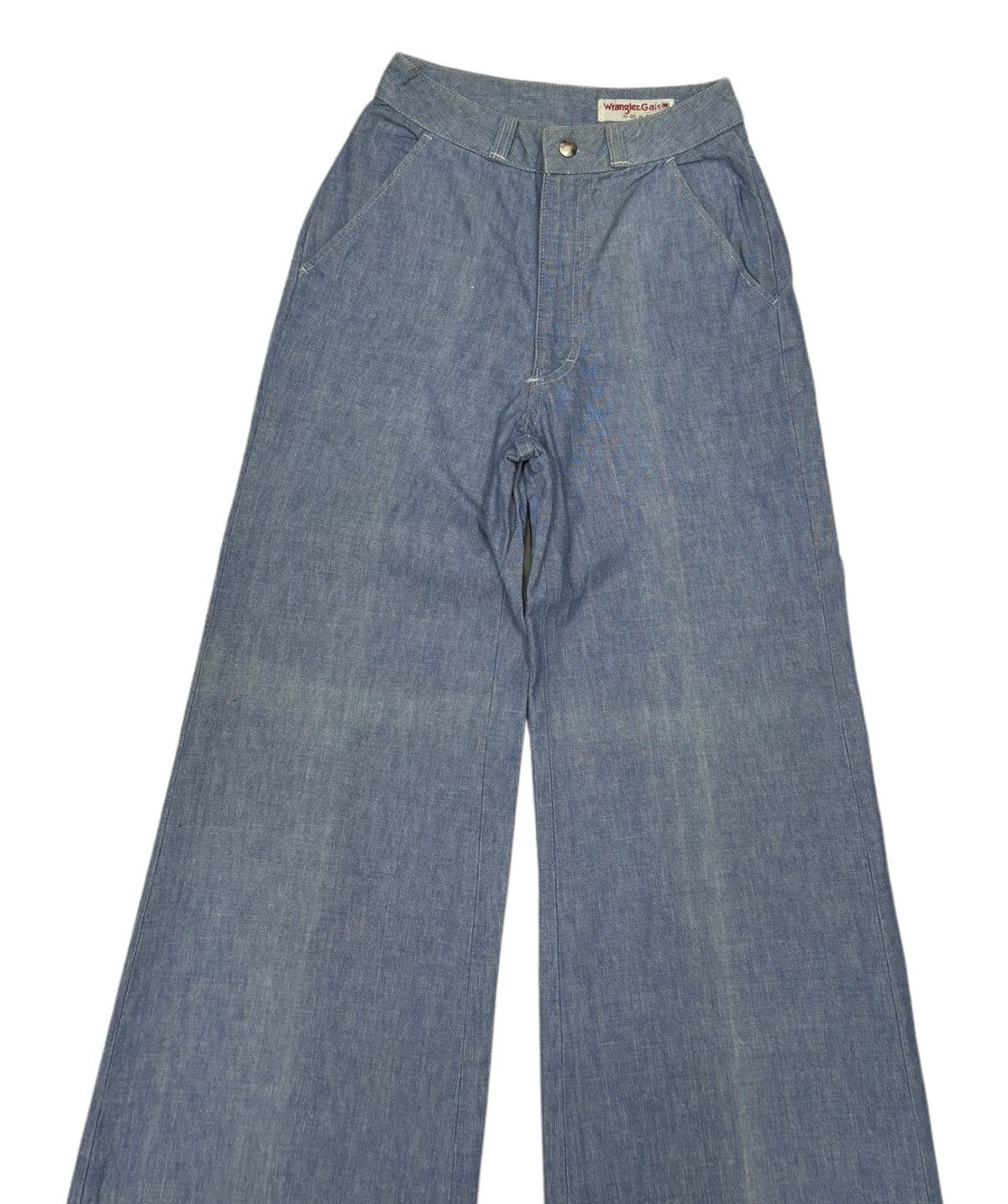 If Six Was Nine SUPER FLARE JEANS WRANGLER FLARED DENIM JEANS Size 22" - 7 Thumbnail
