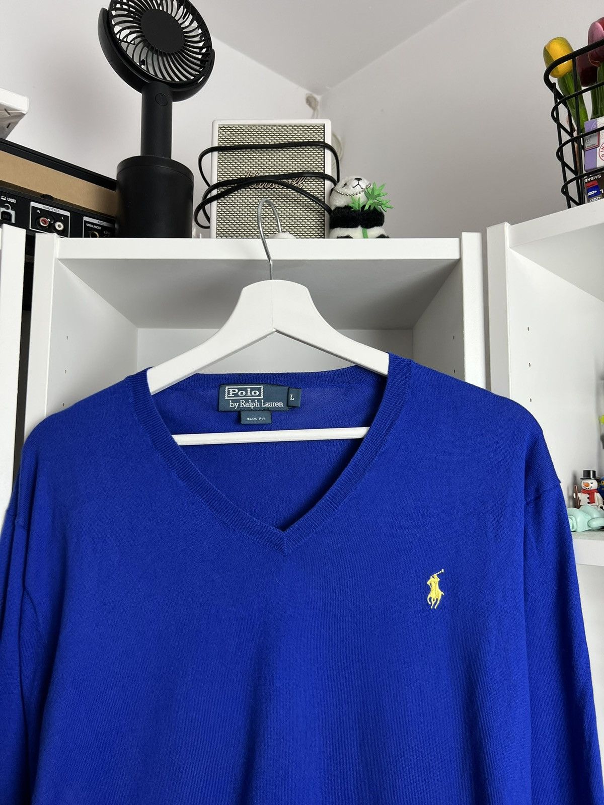 Designer × Polo Ralph Lauren × Ralph Lauren Vintage Polo Ralph Lauren V-neck sweater L old money designer Size US L / EU 52-54 / 3 - 3 Thumbnail