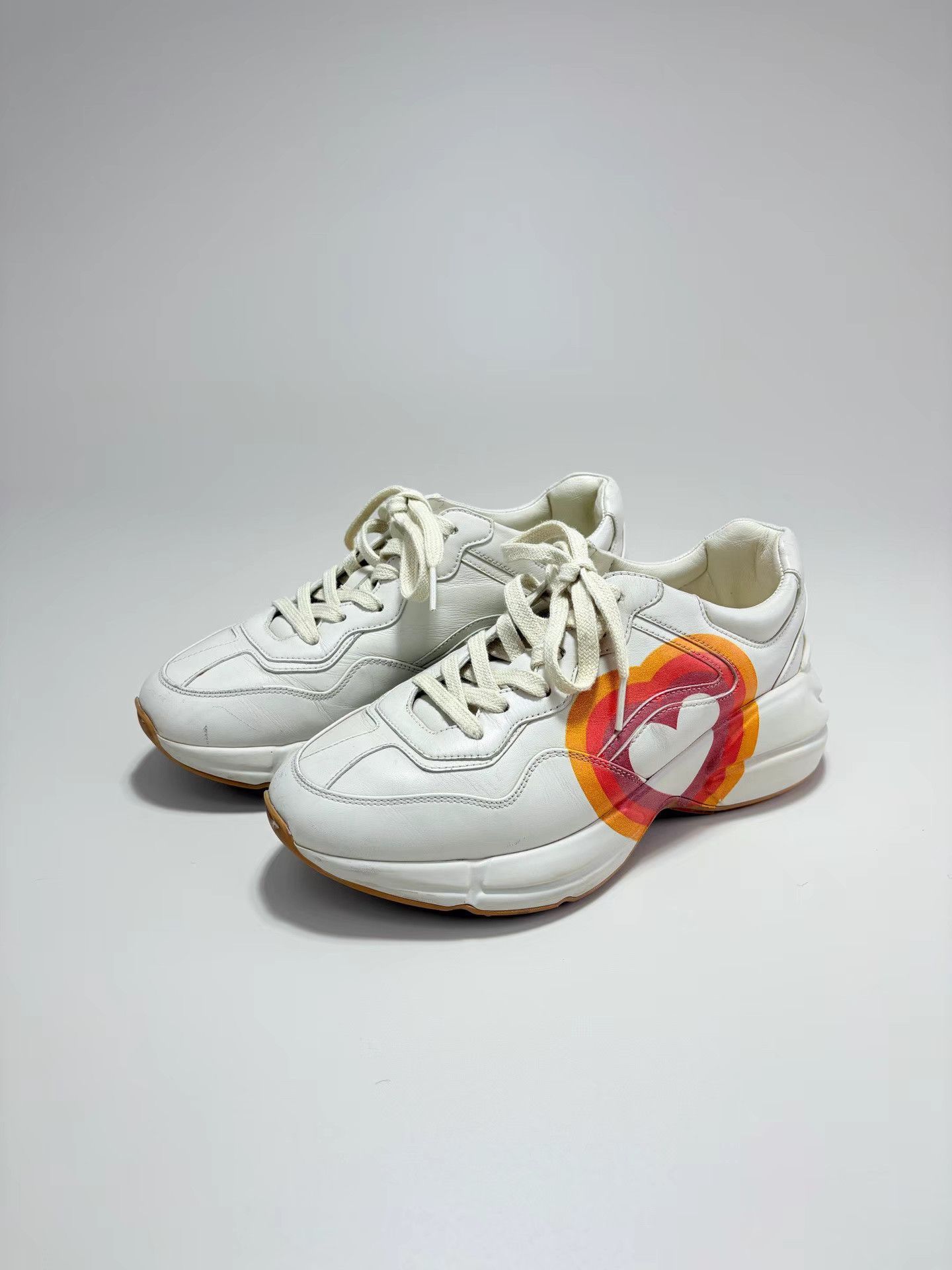 Gucci GUCCI Heart Dad Sneakers K1 Size US 7.5 / IT 37.5 - 1 Thumbnail