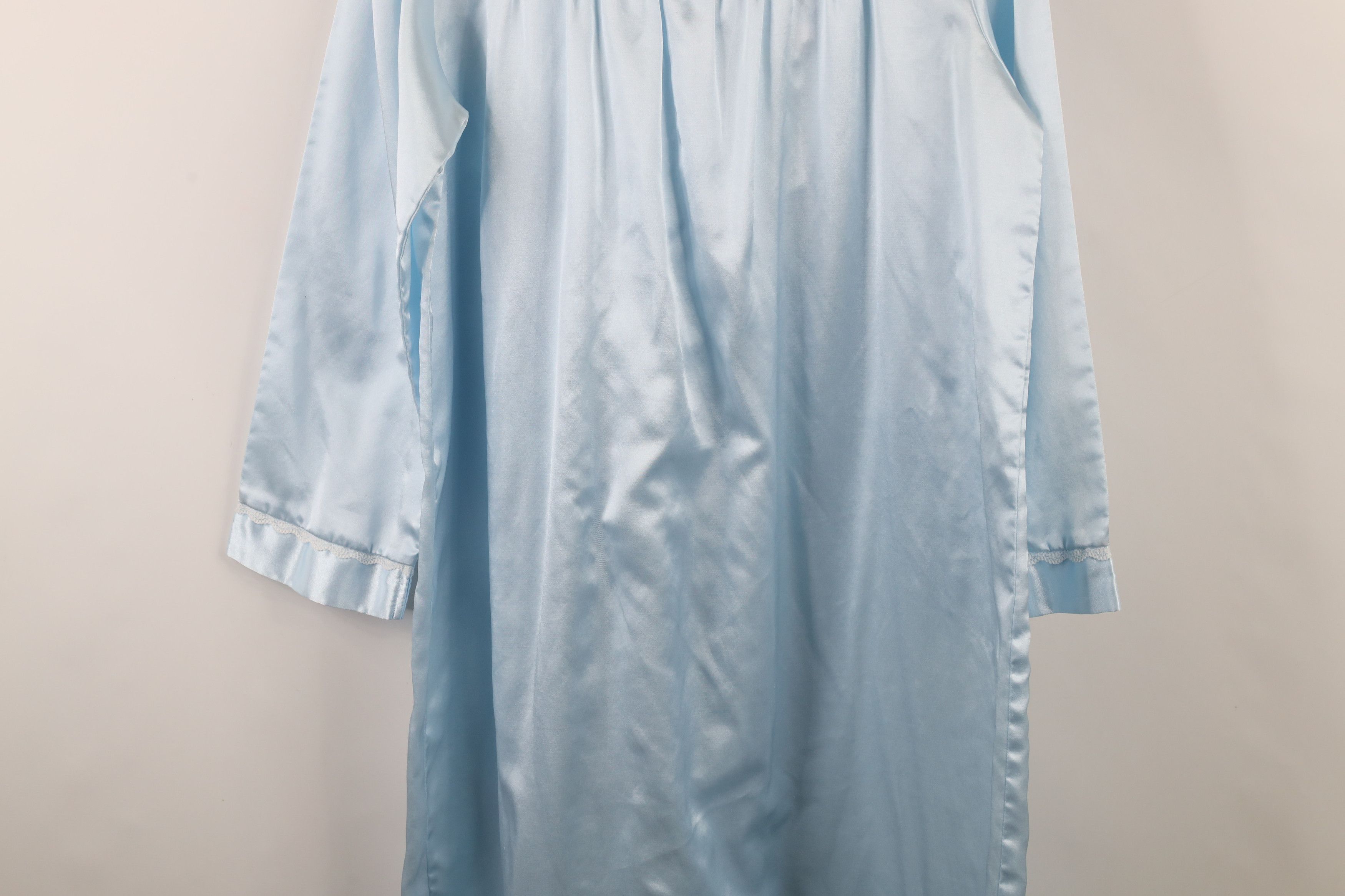 Vintage Vintage 90s Miss Elaine Flower Lace Night Gown Shirt Size M / US 6-8 / IT 42-44 - 13 Thumbnail