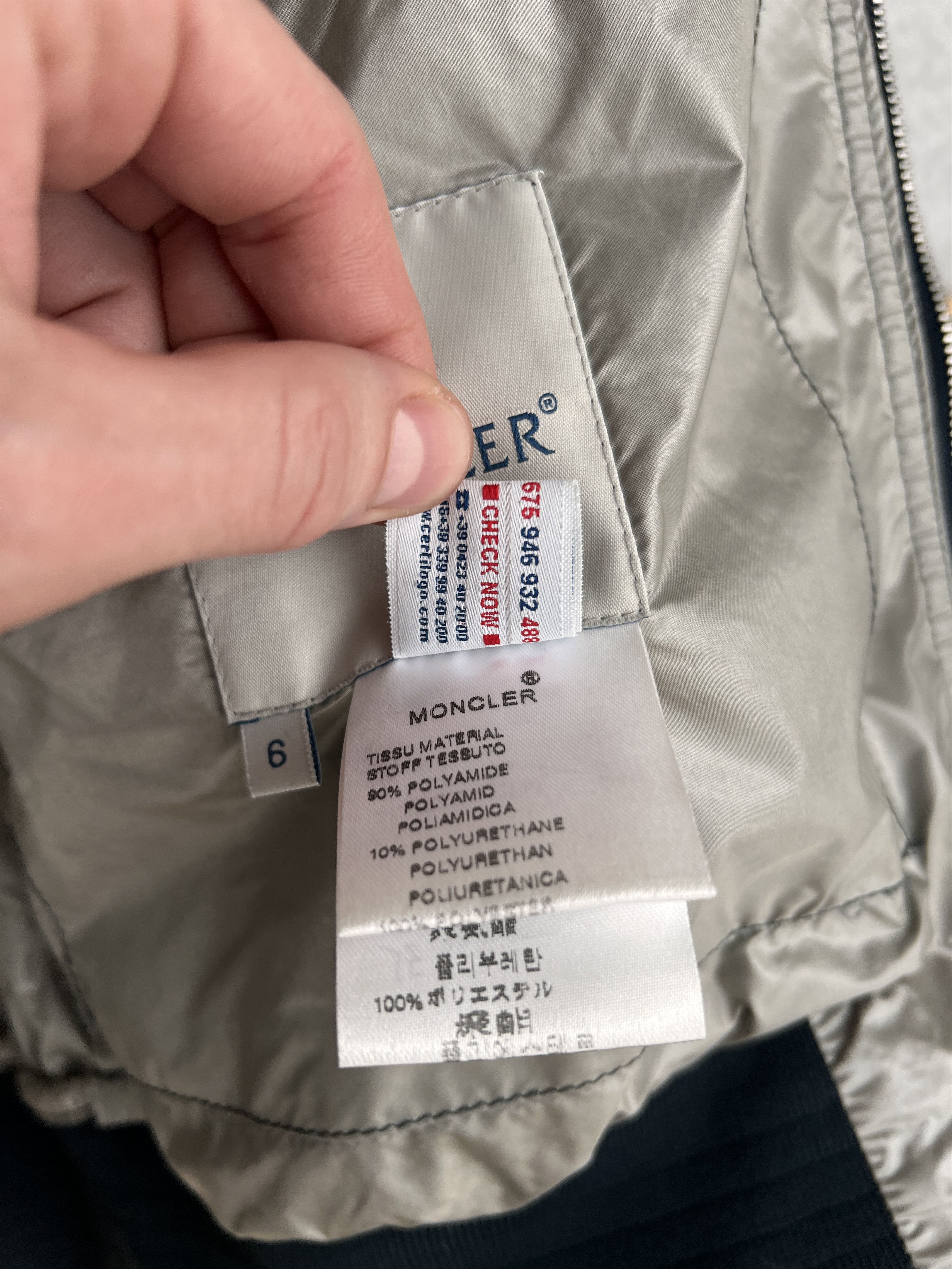Moncler Moncler Pomolos jacket luxury PU leather vintage bomber rare Size US L / EU 52-54 / 3 - 13 Thumbnail