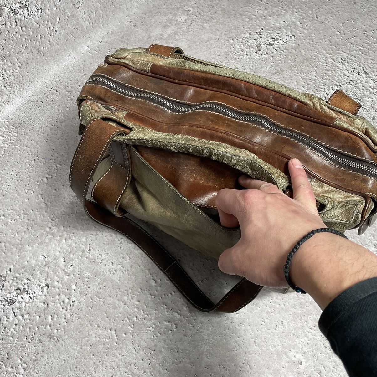 numero 10 Archive Numero 10 Avantgarde 100% Leather Hand Bag Size ONE SIZE - 15 Thumbnail