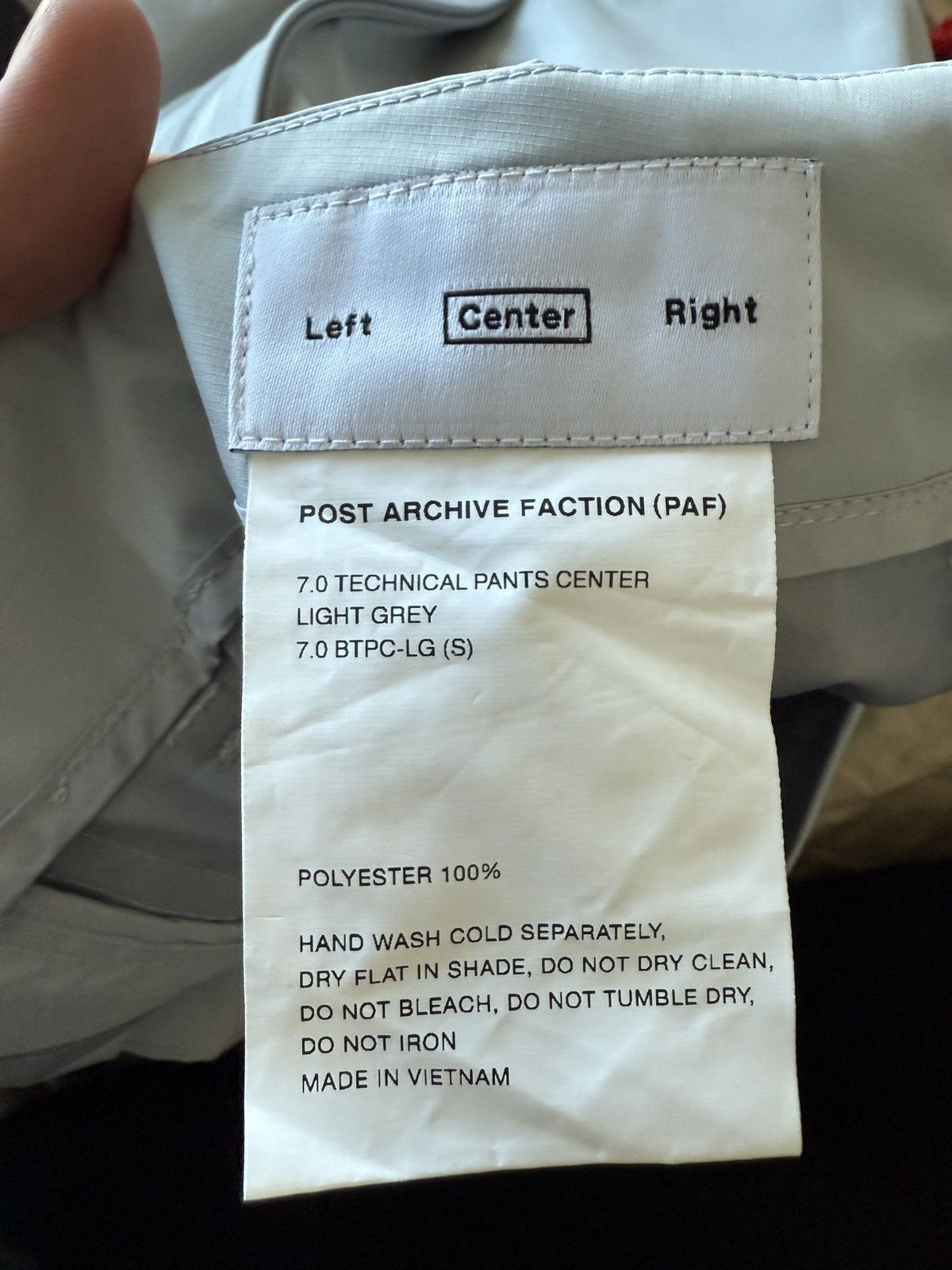 POST ARCHIVE FACTION (PAF) 7.0 Technical Pants Center Size US 30 / EU 46 - 6 Thumbnail