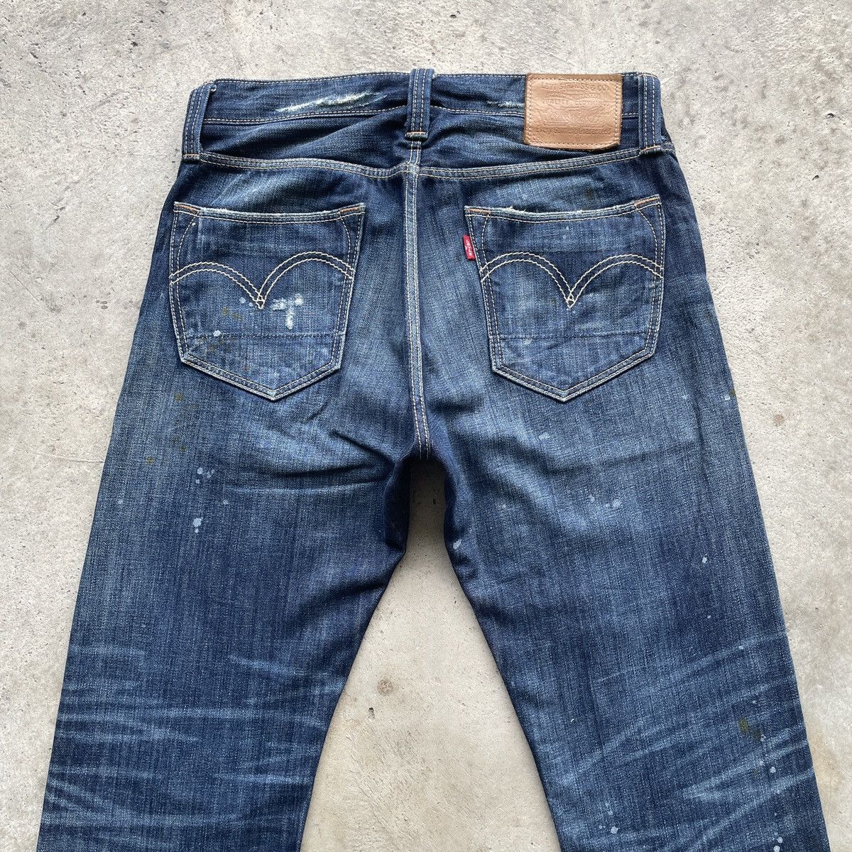 Jean × Levi's × Vintage RARE💥 Vintage Levi’s 505 Distressed Faded Denim Jeans Pants Size US 31 - 11 Thumbnail