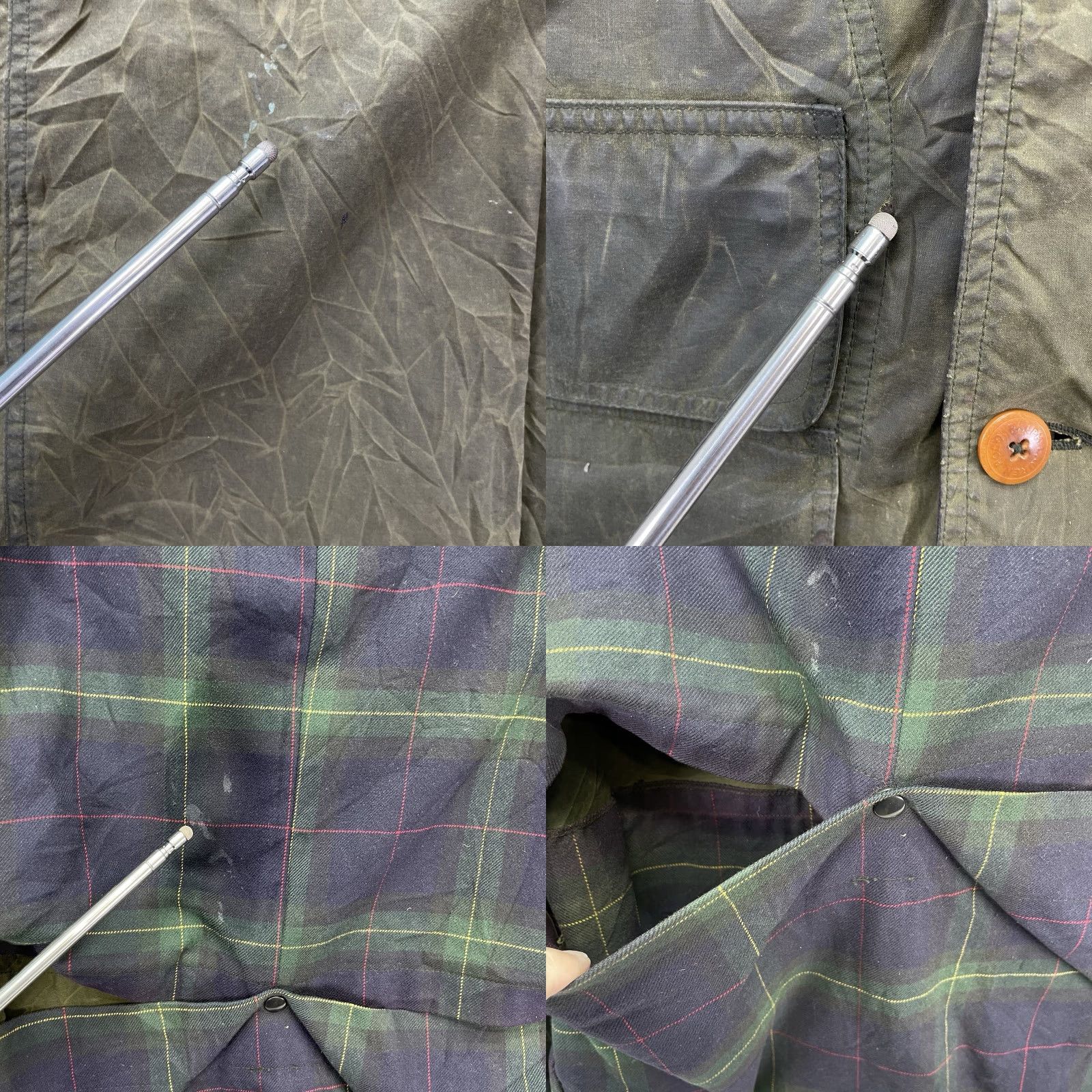 Polo Ralph Lauren VTG Polo Ralph Lauren Sportsman jacket Men XL waxed Lined cotton canvas Military Jacket Army Hunting 90s Green - Mens Size US XL / EU 56 / 4 - 8 Thumbnail
