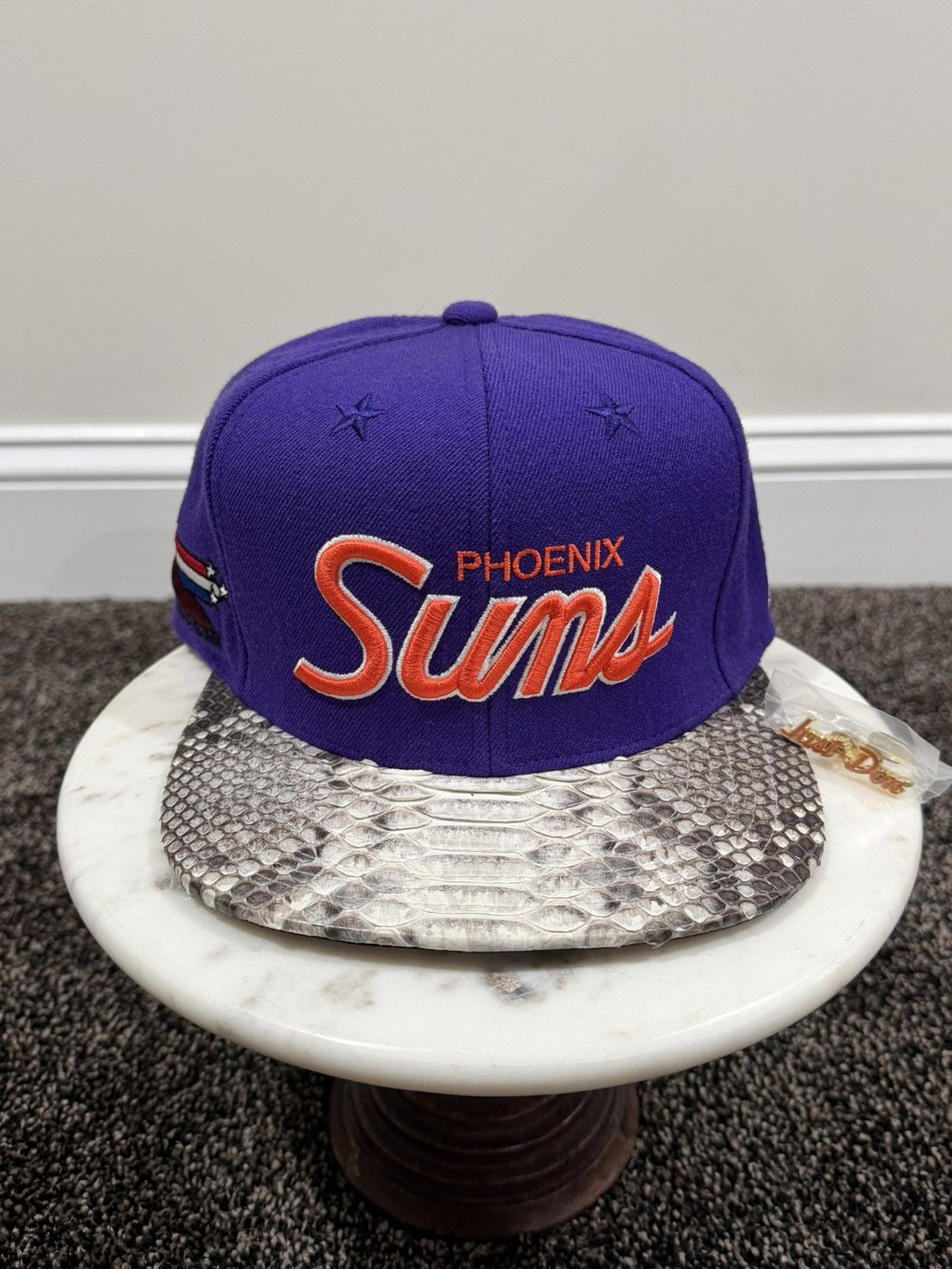 Just Don × Mitchell & Ness × Rsvp Gallery Just Don x Mitchell & Ness NBA Phoenix Suns Purple Hat Size ONE SIZE - 12 Thumbnail