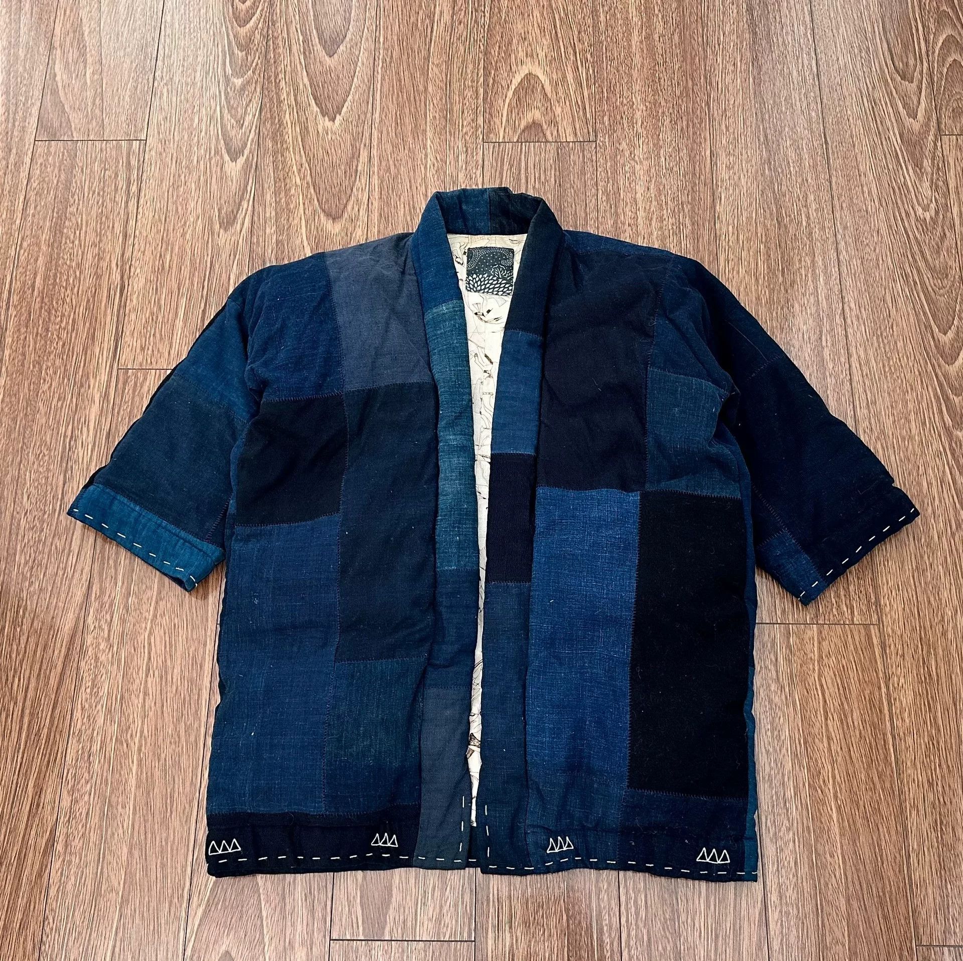 Visvim visvim sanjuro kimono down jacket indigo Size US M / EU 48-50 / 2 - 1 Thumbnail