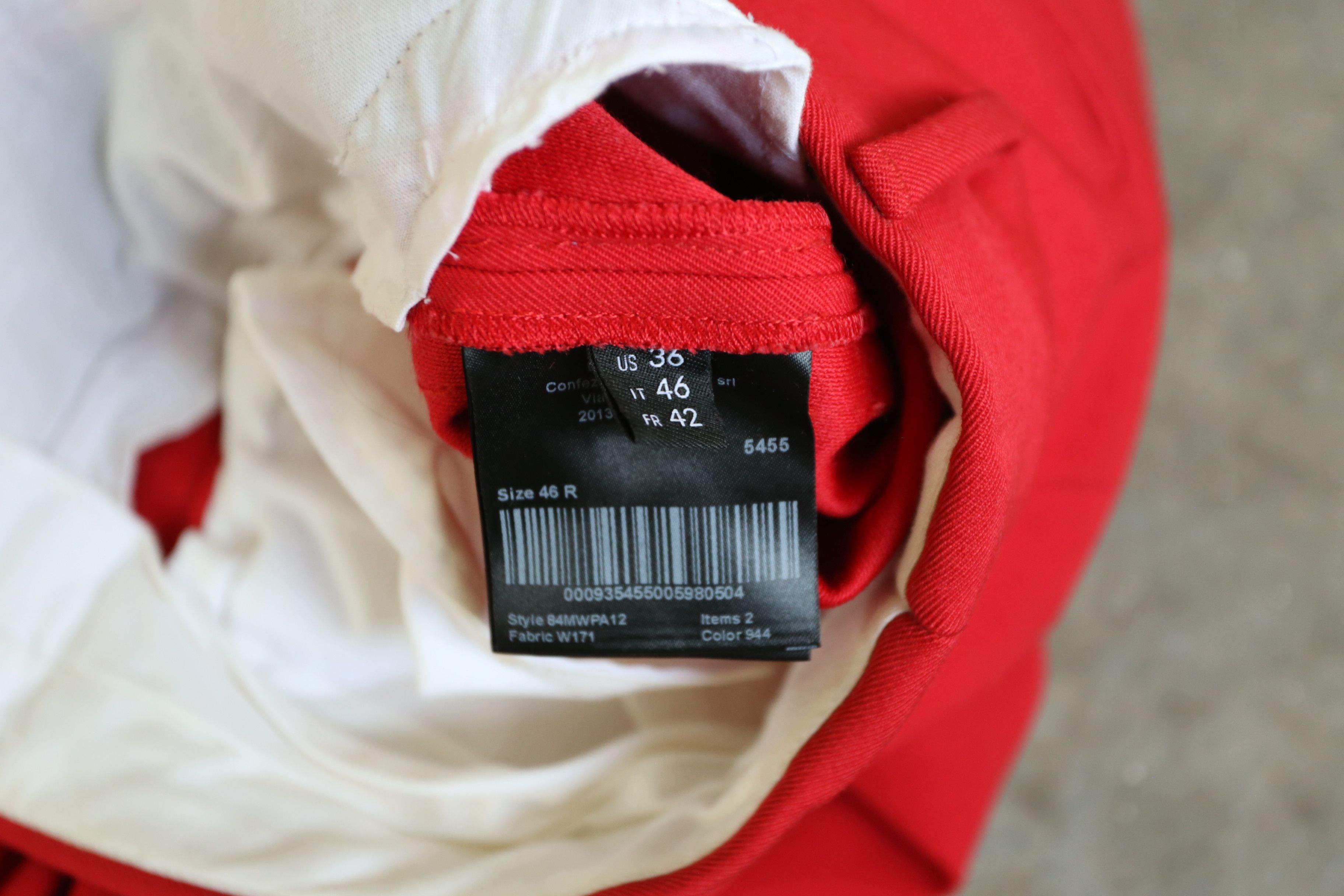 Calvin Klein 205W39NYC CK 205W39NYC - F/W 18 - Uniform Pant w/ Side Stripe Scarlet Size US 30 / EU 46 - 8 Thumbnail