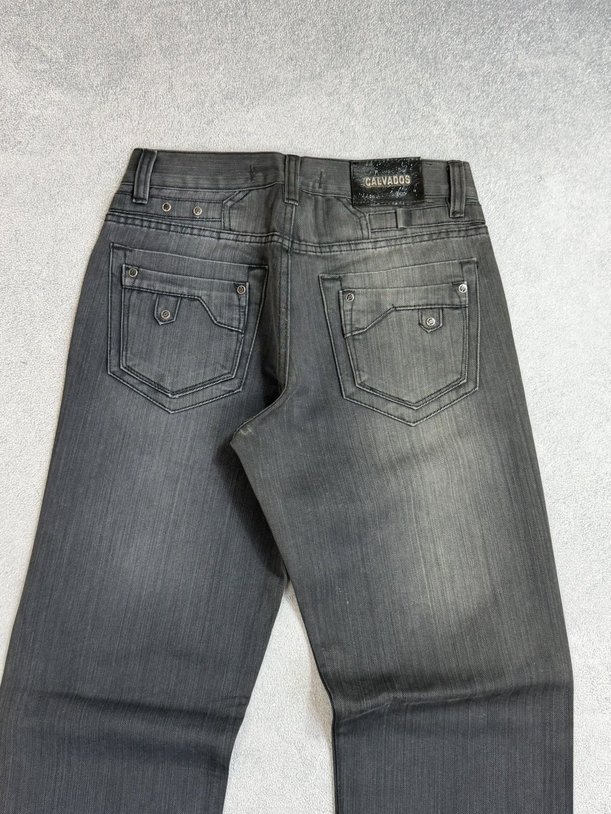 Hysteric Glamour vtg avant-garde sun faded rick owens style y2k baggy denim Size US 31 - 4 Thumbnail