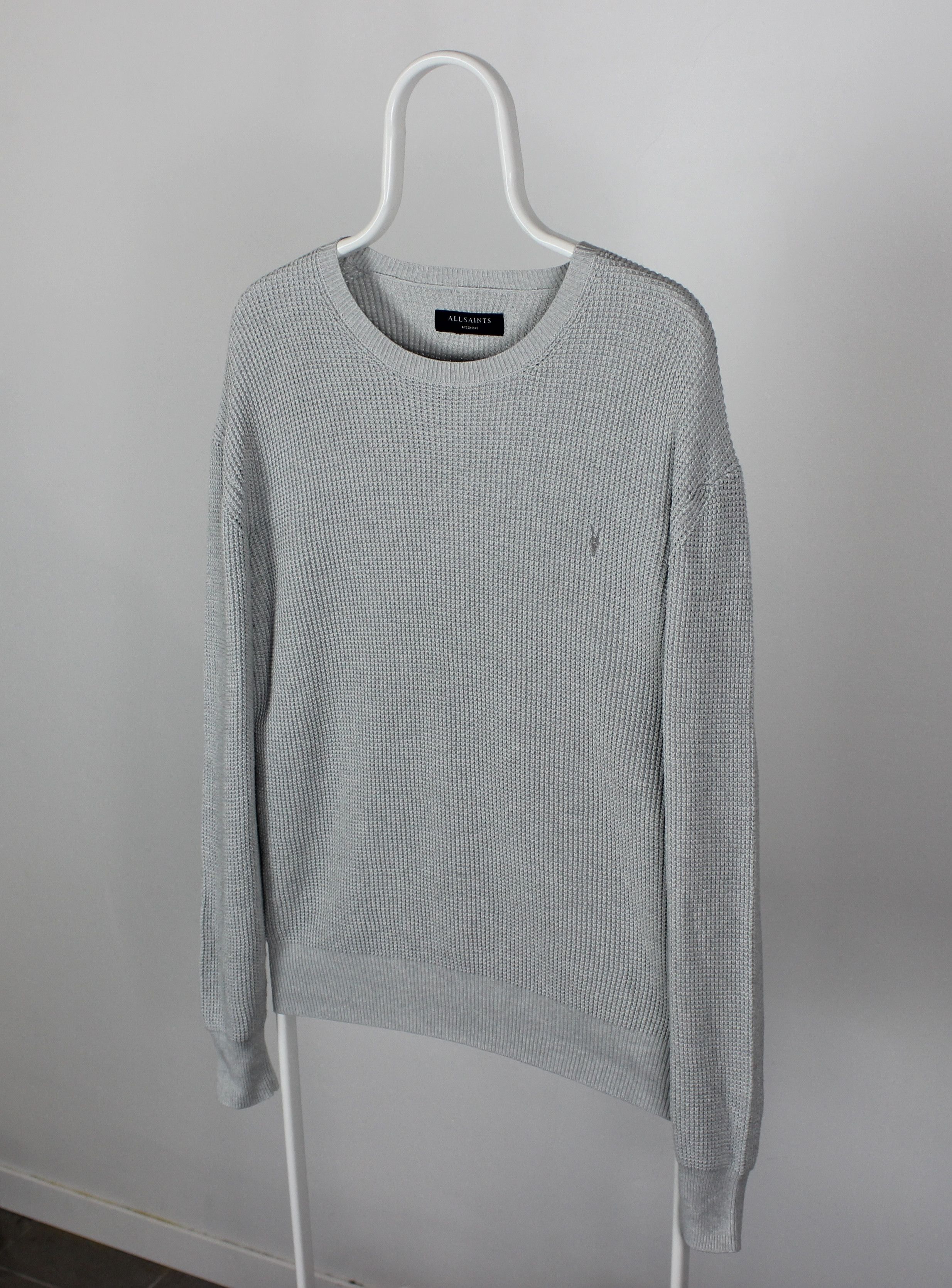 Allsaints Allsaints trias crew sweater men gray cotton M Size US M / EU 48-50 / 2 - 2 Thumbnail
