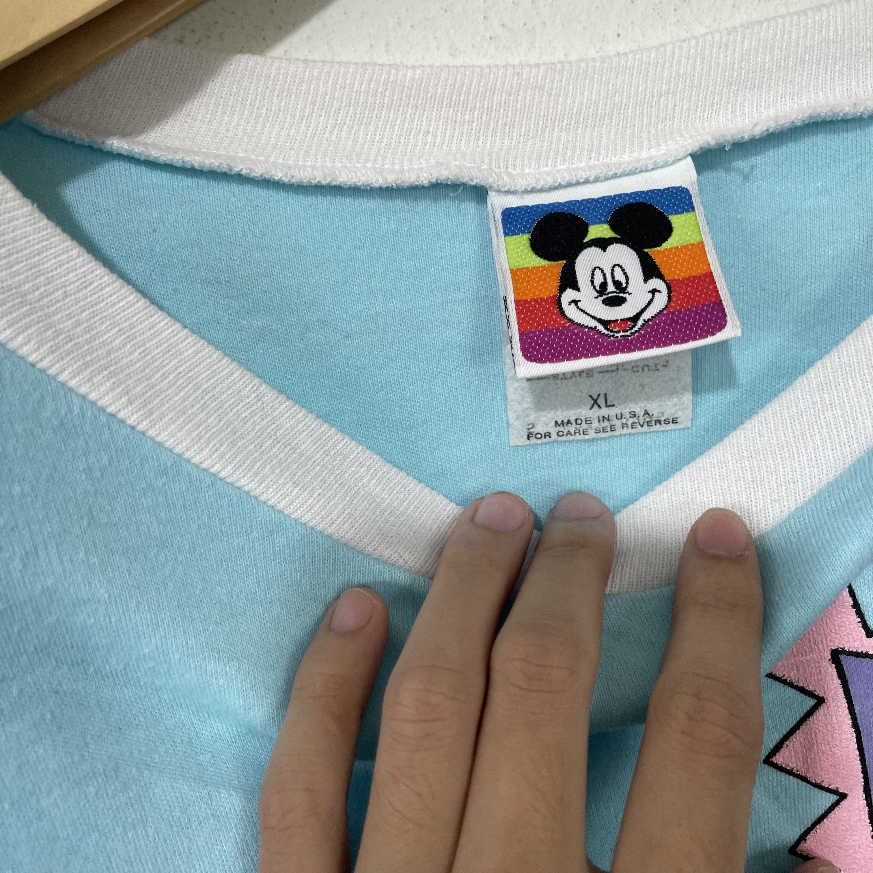 Disney Vintage 90s EPCOT Cropped Top Size XL / US 12-14 / IT 48-50 - 7 Thumbnail
