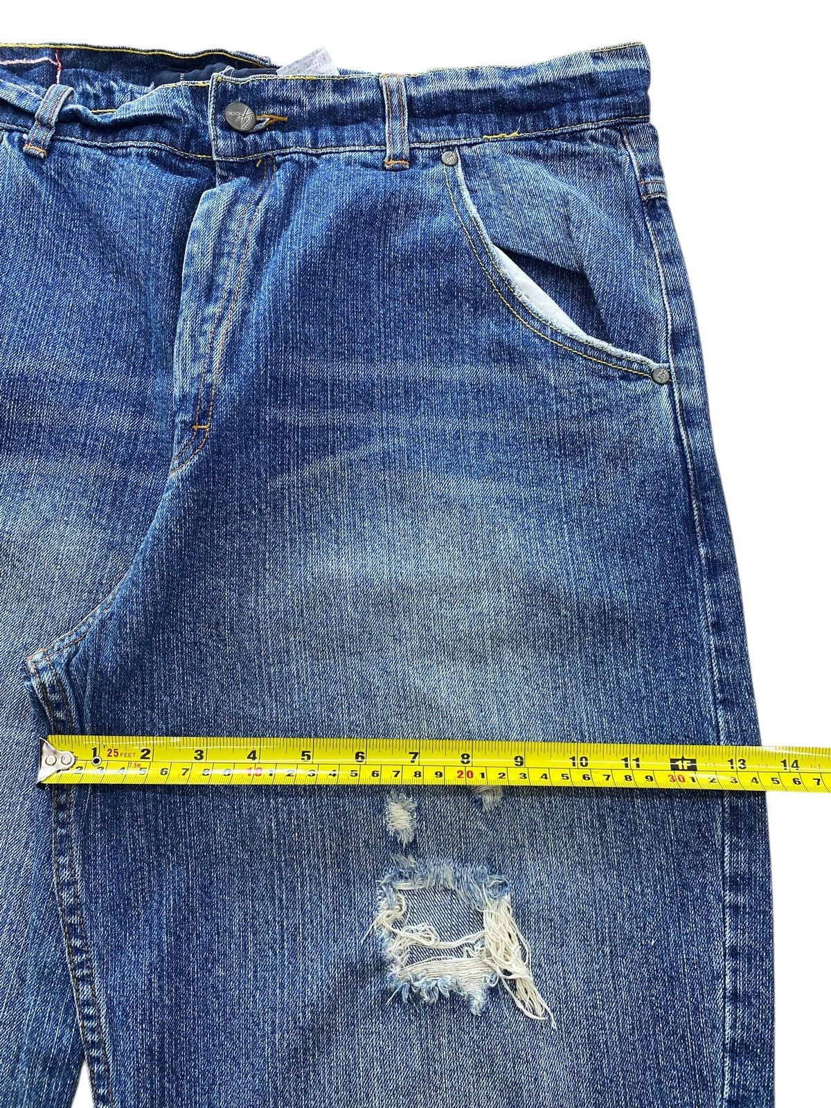 Karl Kani Karl Kani Blue Wash Straight Leg Style Jeans Size US 34 / EU 50 - 7 Thumbnail