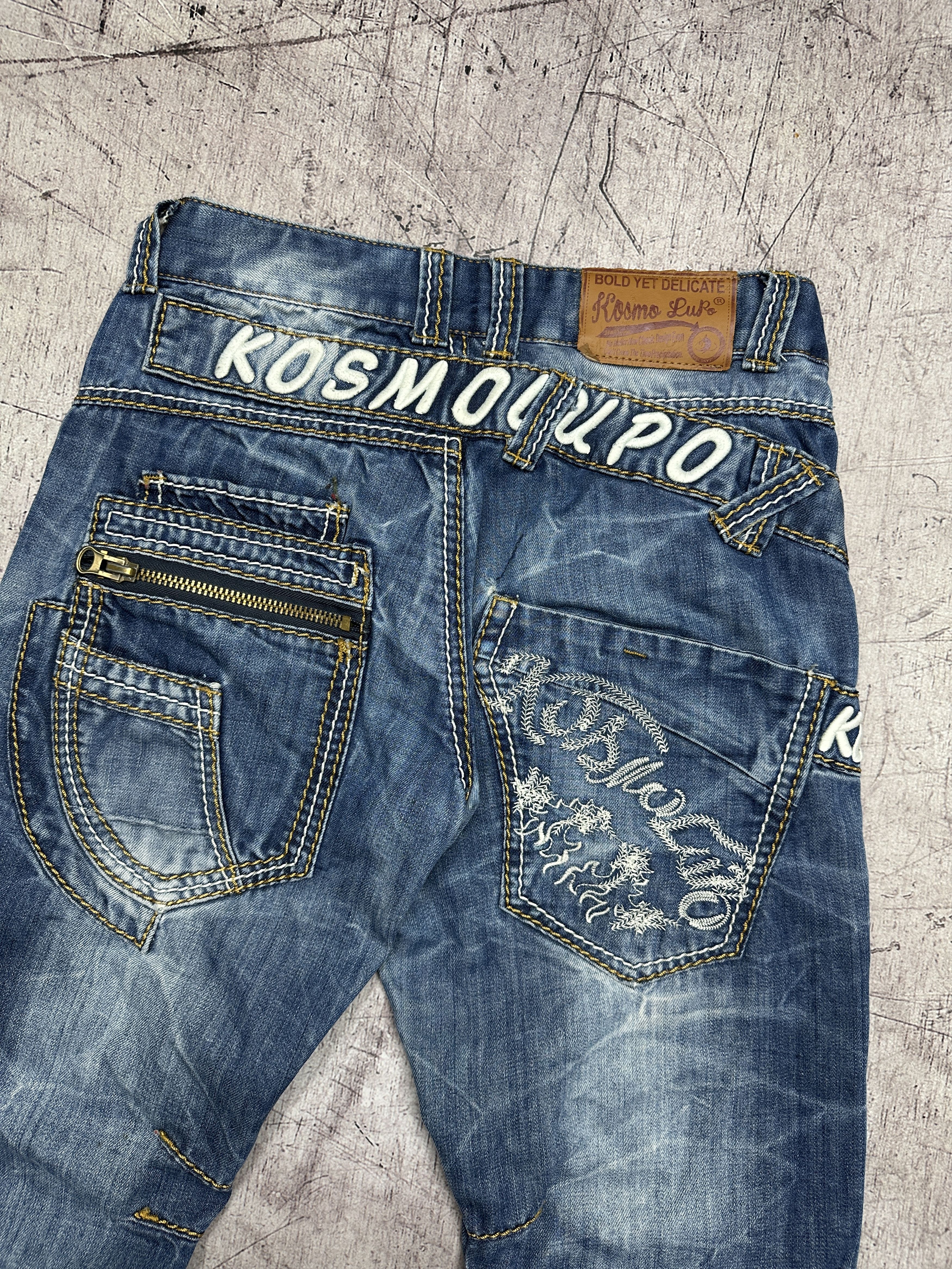 Japanese Brand × Vintage K&M Kosmo Lupo Vintage Mens Denim Pants Jeans Size US 29 - 10 Thumbnail