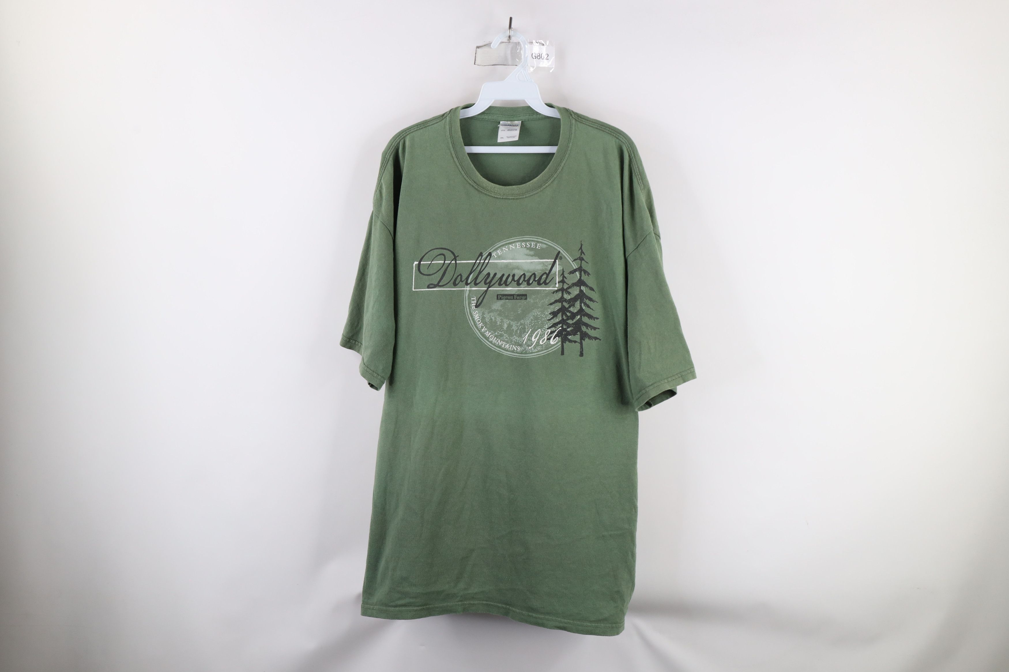 Vintage Vintage Out Dollywood Pigeon Forge Tennessee T-Shirt Green Size US XXL / EU 58 / 5 - 1 Thumbnail