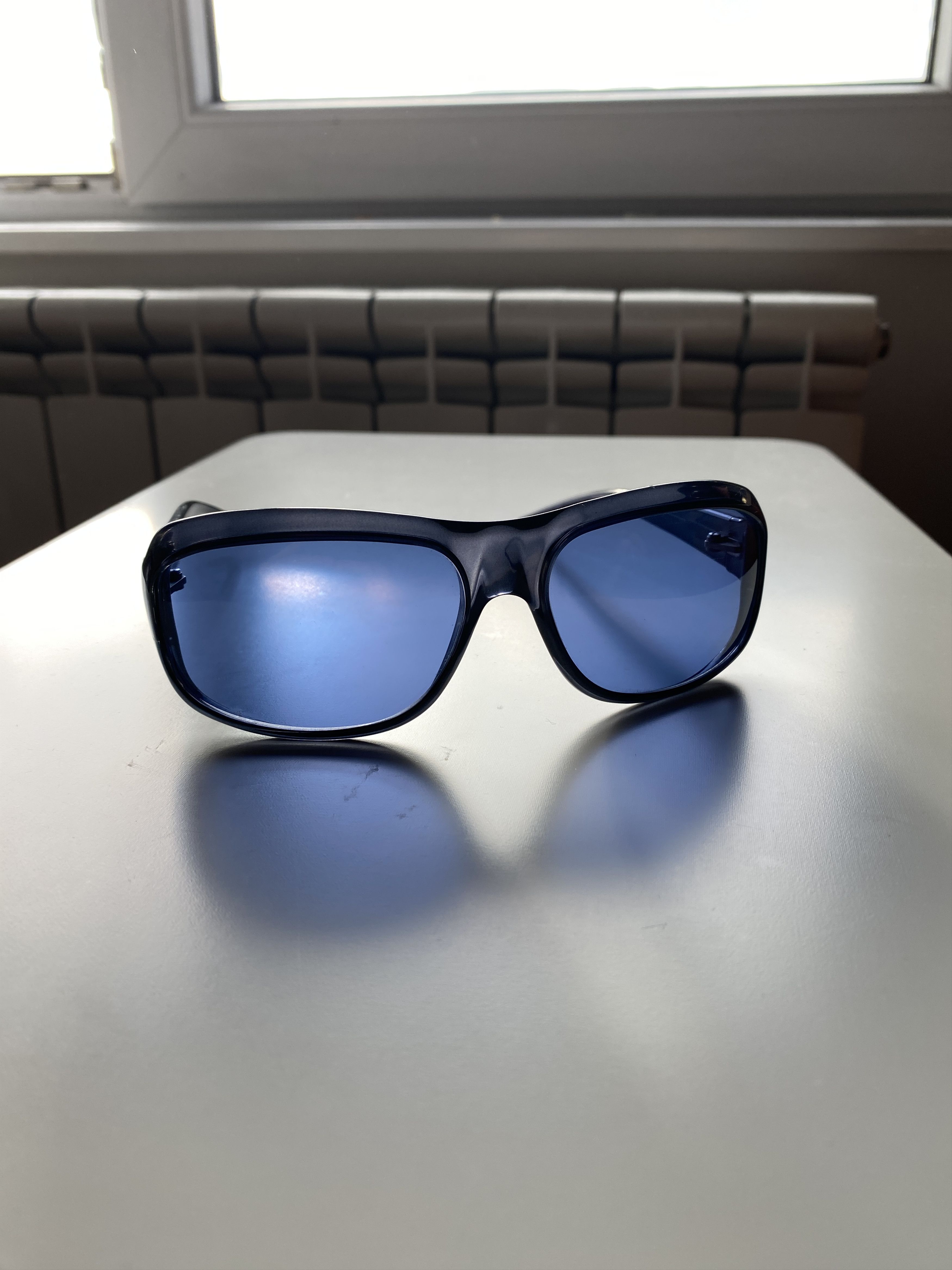 Gucci Vintage Gucci Blue Sunglasses Size ONE SIZE - 1 Thumbnail