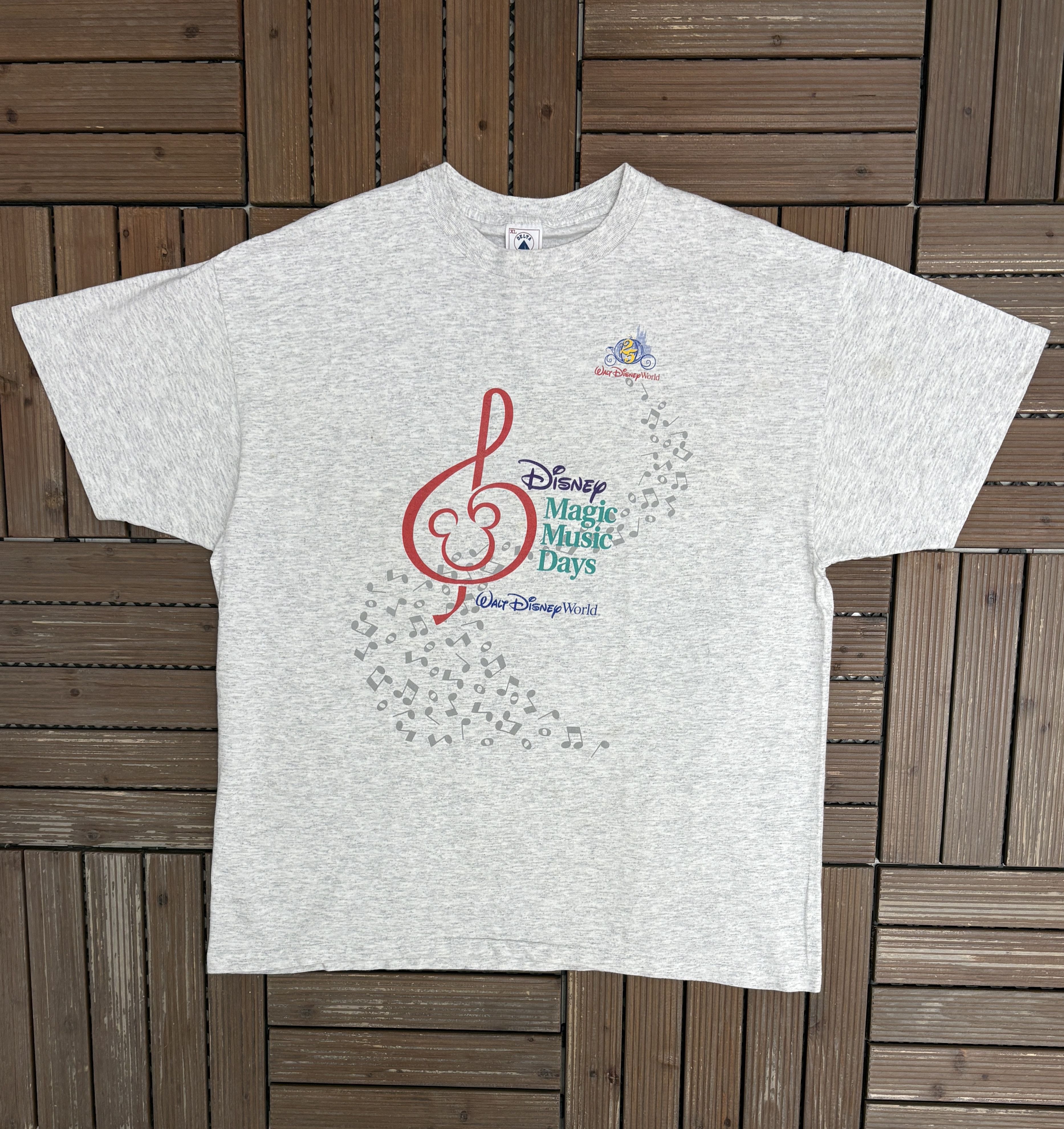 Vintage Disney Magic Music Days Vintage Grey T-Shirt Tee Size US XL / EU 56 / 4 - 1 Thumbnail