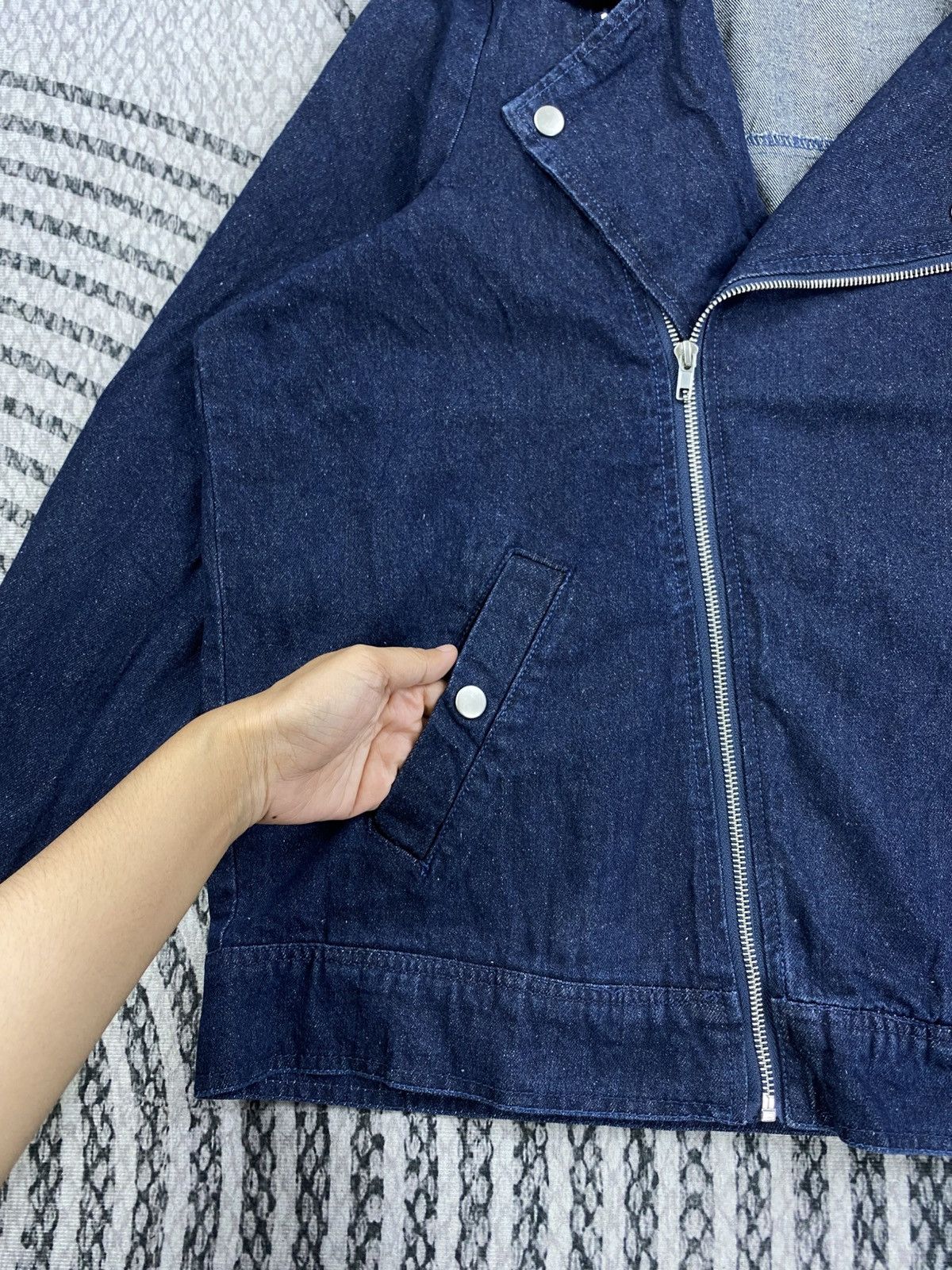 Japanese Brand Vintage N’or Label Double Collar Denim Jacket Size US L / EU 52-54 / 3 - 7 Thumbnail