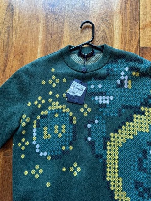Louis Vuitton LOUIS VUITTON SWEATSHIRT MONOGRAM CREW NECK LV LOGO 1AFIXS Size US L / EU 52-54 / 3 - 3 Thumbnail