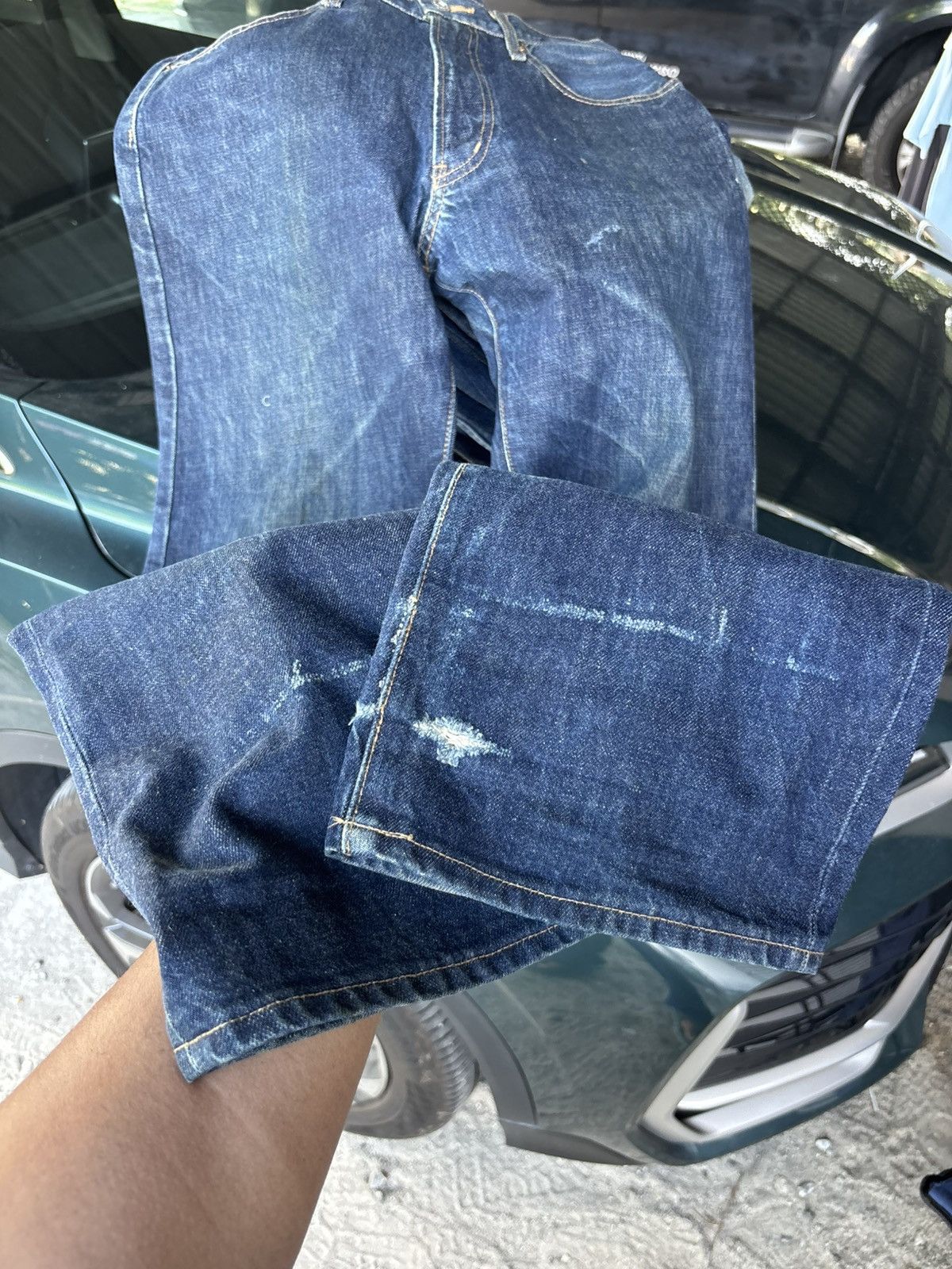 Japanese Brand Vintage Japanese Selvedge Jeans Size US 30 / EU 46 - 10 Thumbnail