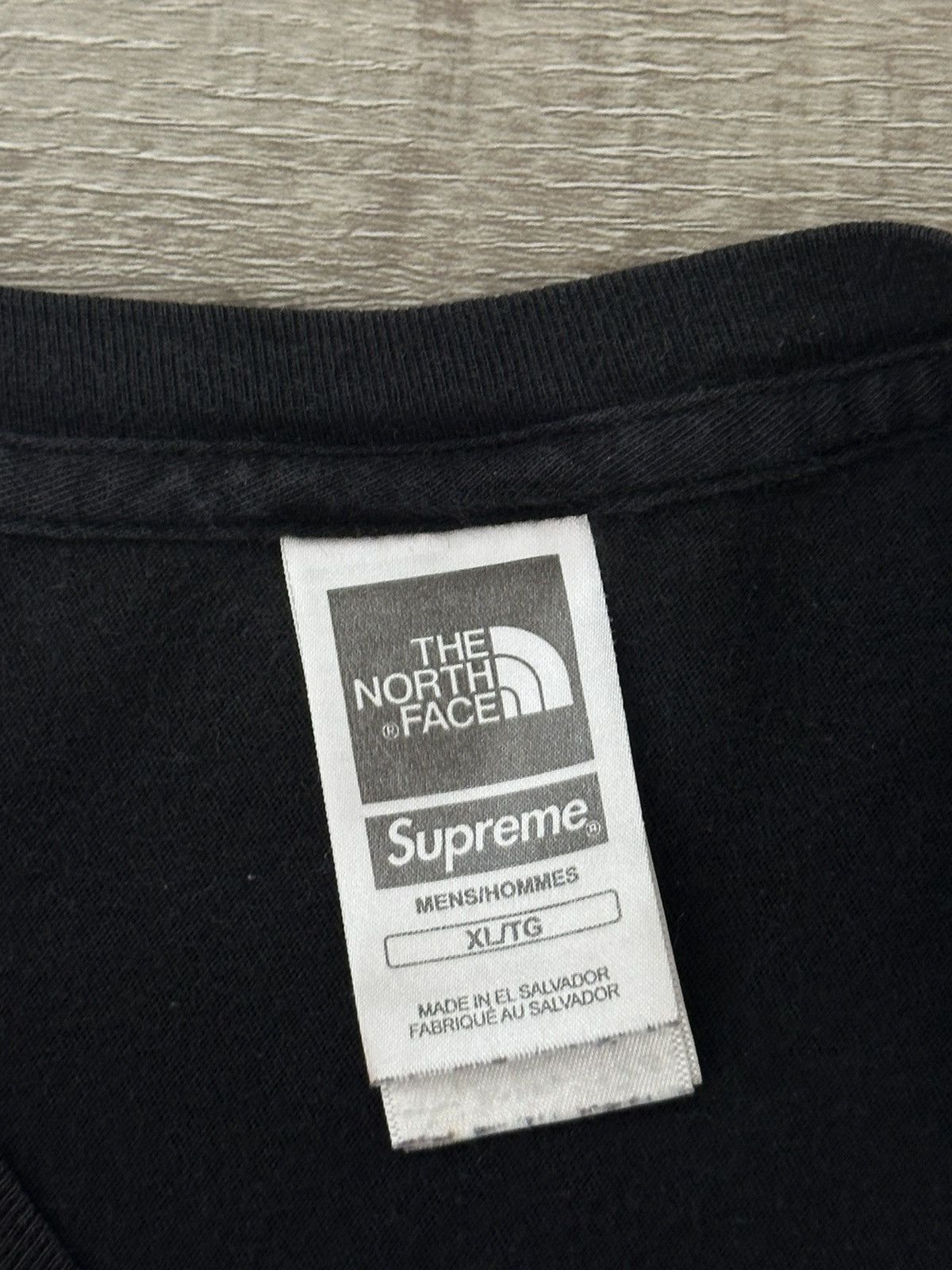 Supreme × The North Face Supreme The North Face Photo Tee Black XL Climber Ice TNF Size US XL / EU 56 / 4 - 5 Thumbnail