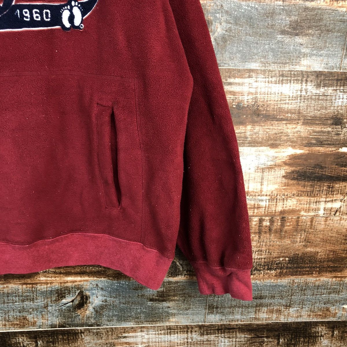 Hang Ten × Vintage Hang Ten vintage spell out Red Hoodie #A2508 Size US M / EU 48-50 / 2 - 8 Thumbnail