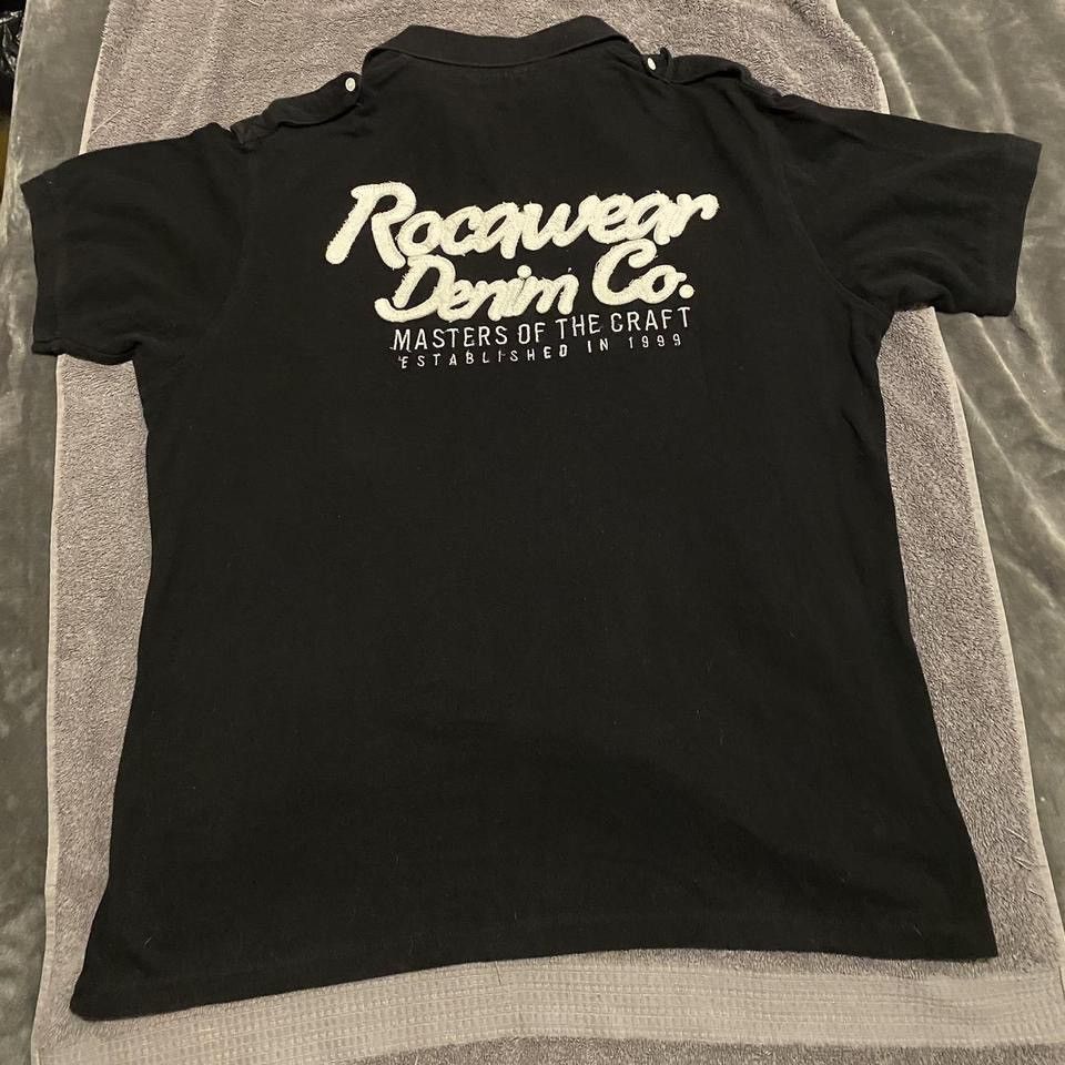 Rocawear Rocawear Denim Co. Polo T-shirt Size US XL / EU 56 / 4 - 1 Thumbnail