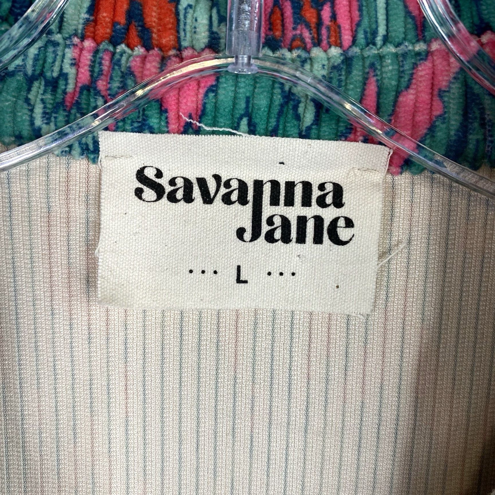 Pinko Savanna Jane Jacket Womens L Green Pink Floral Aztec Corduroy Button Up Boho Shirt Size L / US 10 / IT 46 - 3 Thumbnail