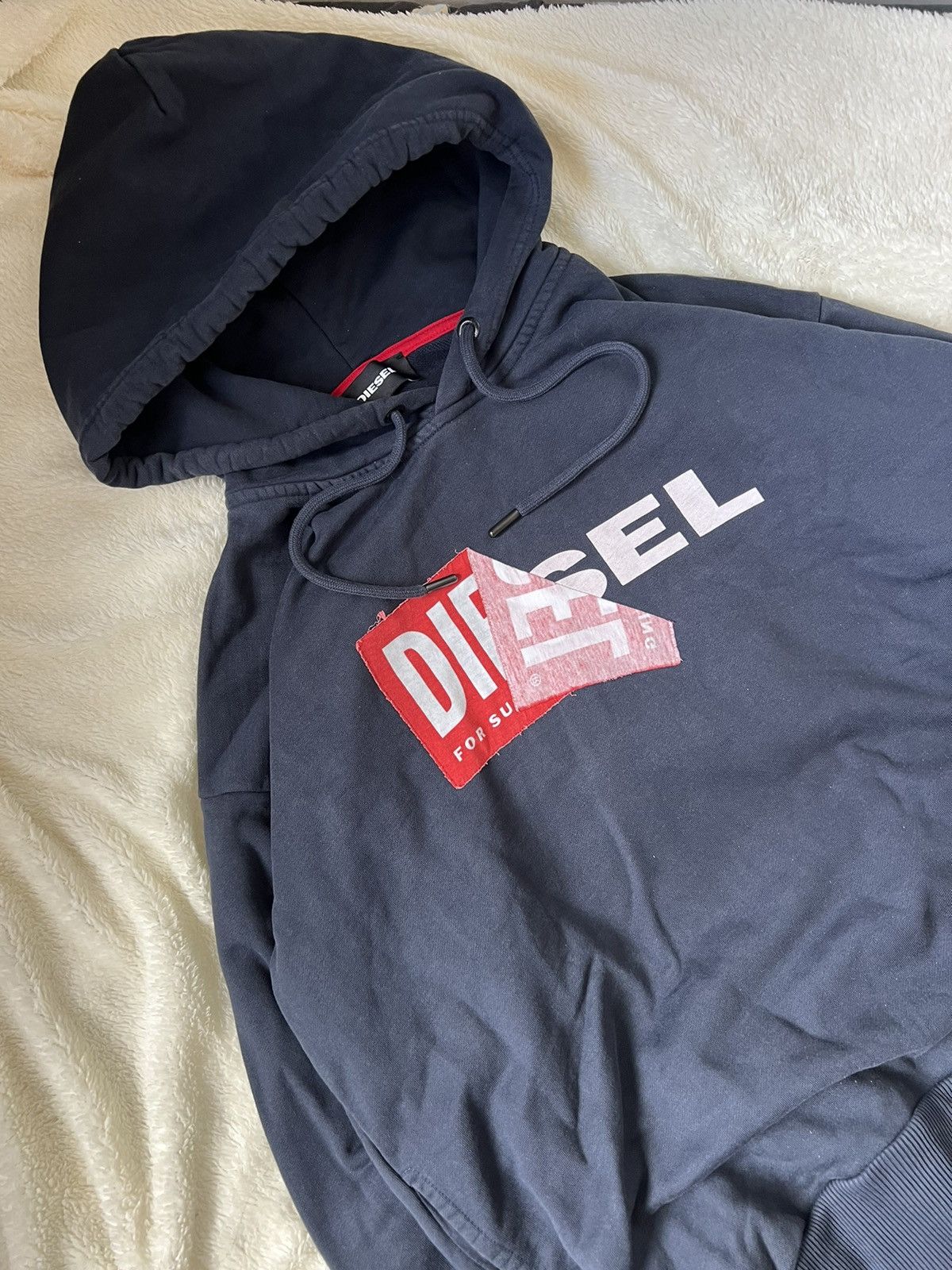 Diesel Diesel vintage avant garde hoodie distressed 90s archive Size US M / EU 48-50 / 2 - 3 Thumbnail