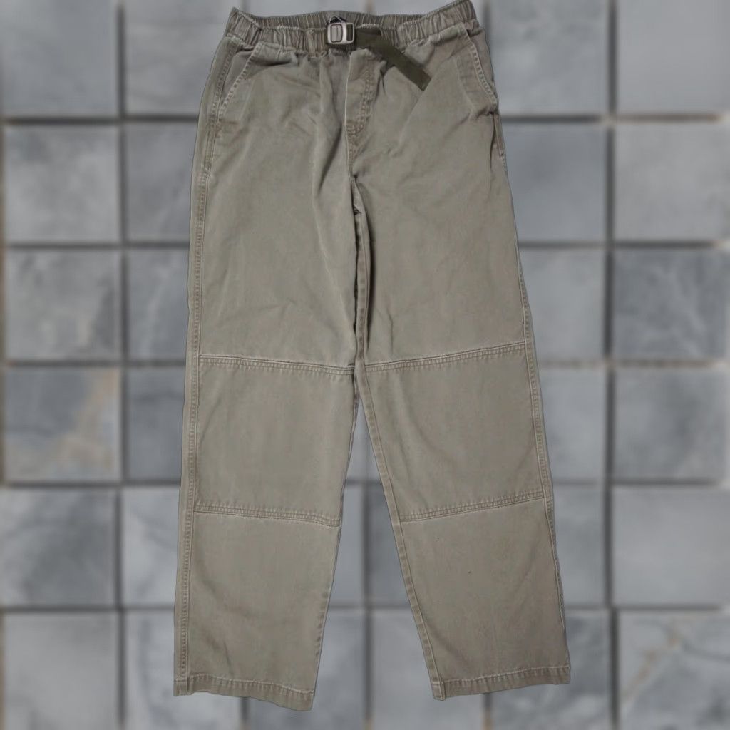 Lands' End VINTAGE Lands' End Pants Women 20 Green Belted Outdoor 32x30 Khakis Casual Travel Women Size 42" / US 20 - 1 Thumbnail