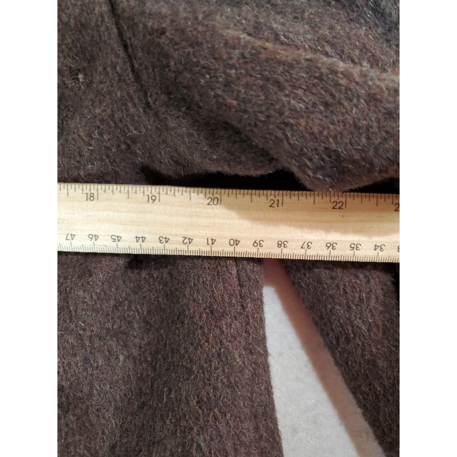 Vintage VINTAGE Davis of Boston- Bohemian Style Wool Coat by Jonathan Logan Mid Length Sz Lg Womens Bohemian Wool Coat 1980s Brown Size M / US 6-8 / IT 42-44 - 5 Thumbnail