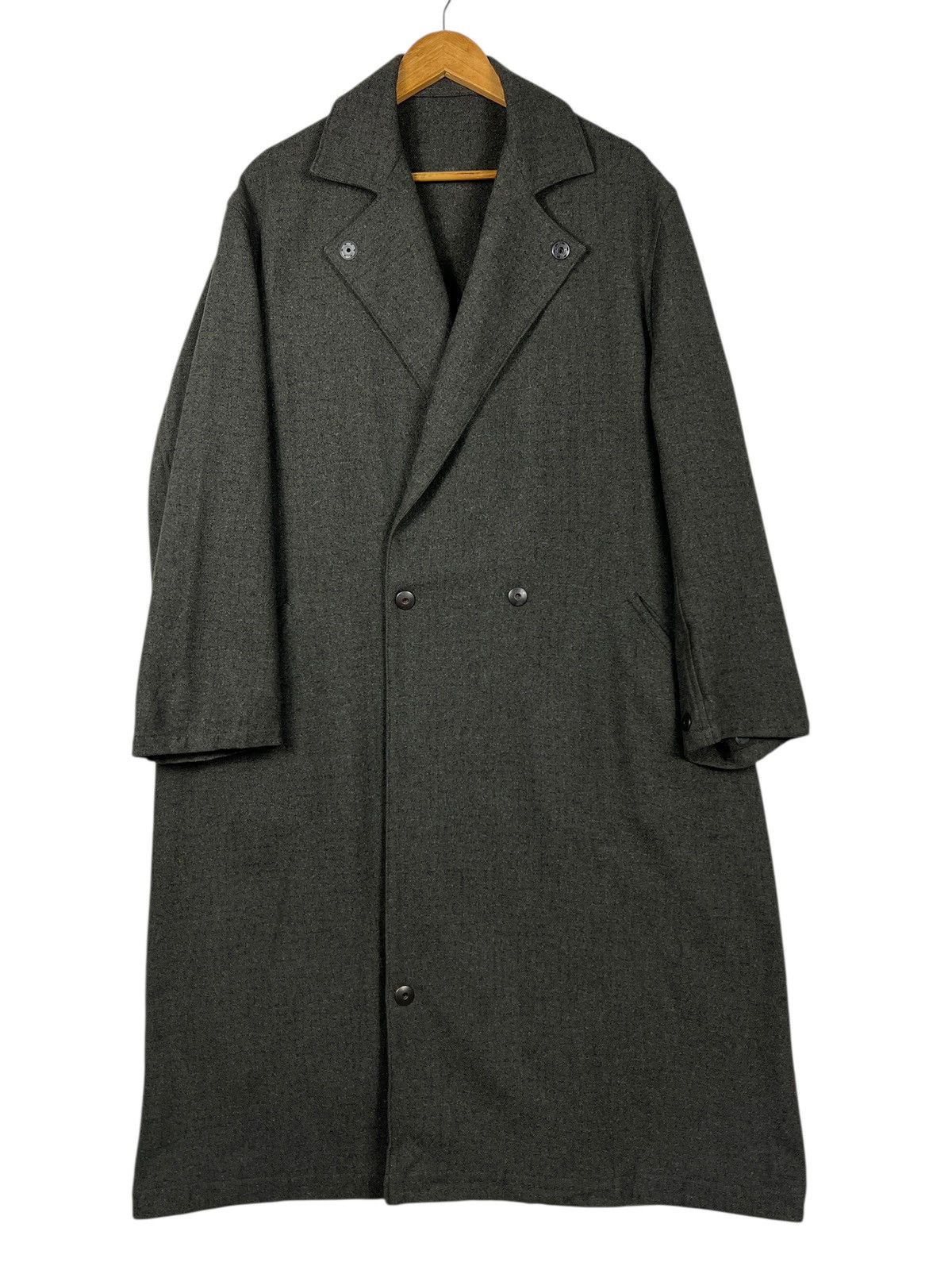 Yohji Yamamoto Yyph Yohji Yamamoto Ys For Men Double Breast Overcoat Size US M / EU 48-50 / 2 - 3 Thumbnail