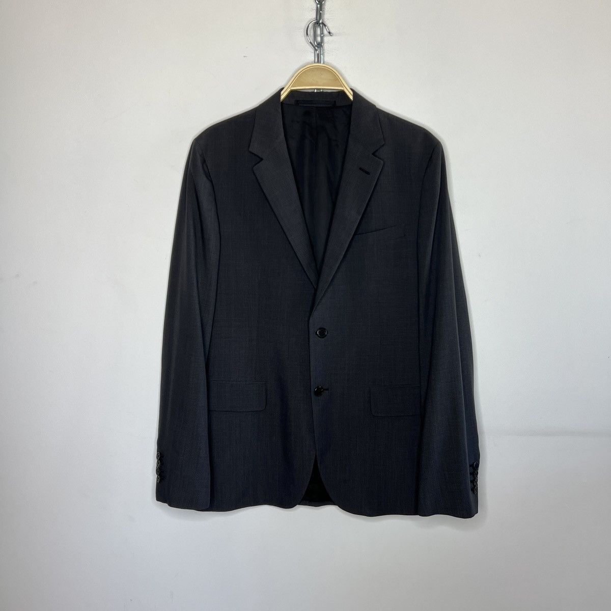 Prada Prada Black Wool Silk 2 Buttons Classic Blazer Light Jacket Size US M / EU 48-50 / 2 - 1 Thumbnail