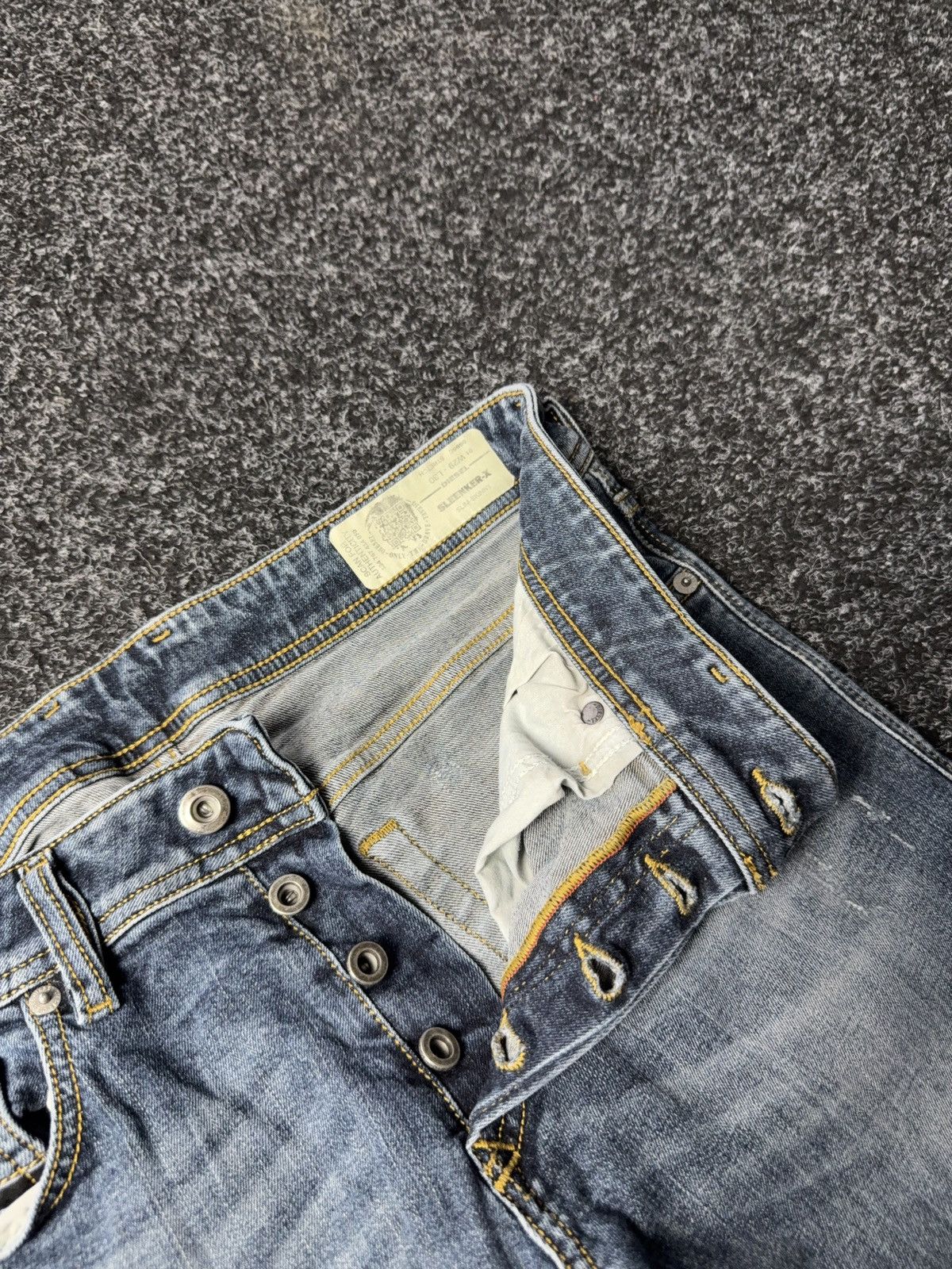 Diesel Vintage 00s Y2K Diesel Skinny SLEENKER-XDenim pants Jeans Size US 29 - 6 Thumbnail