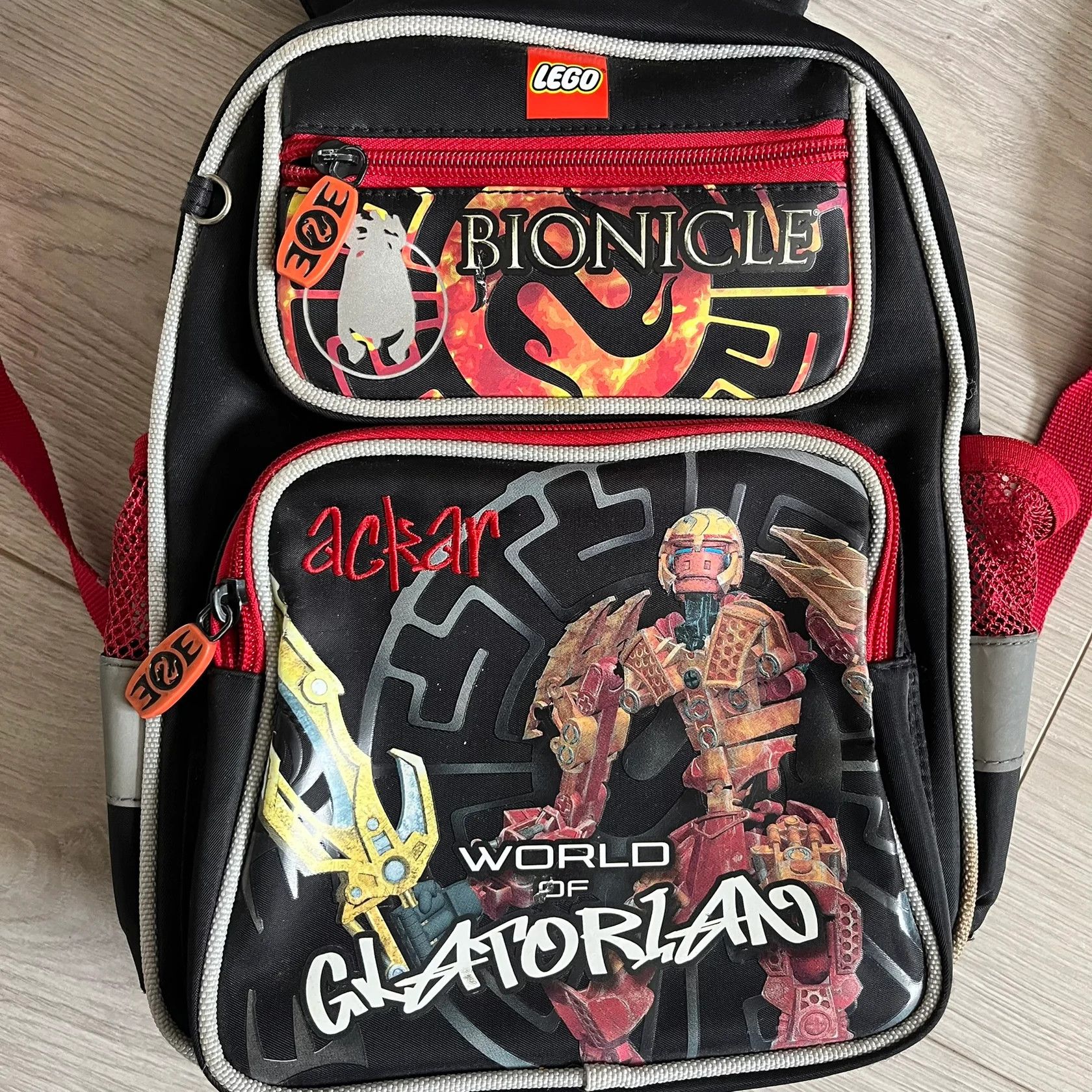 LEGO Lego Bionicle 2010 Glatorian Ackar Backpack Size ONE SIZE - 2 Thumbnail