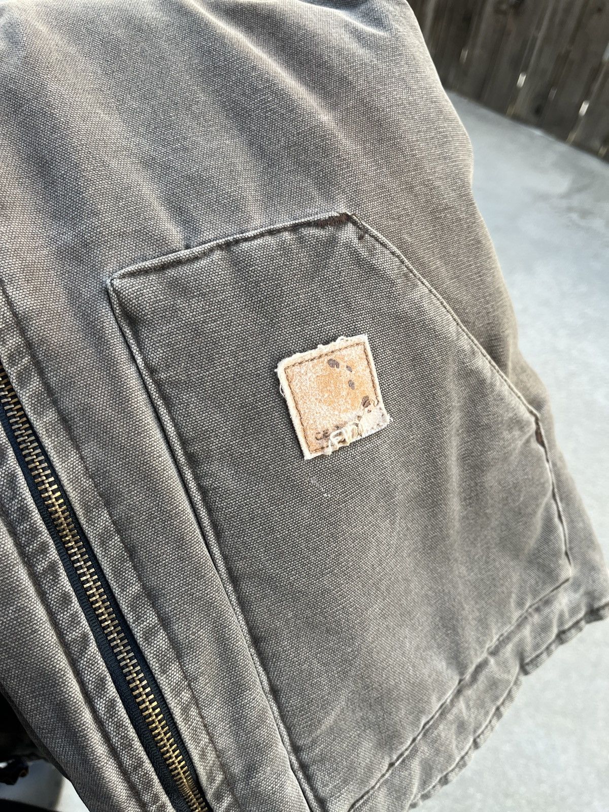 Carhartt Classic Vest Jacket XL Distressed Vintage