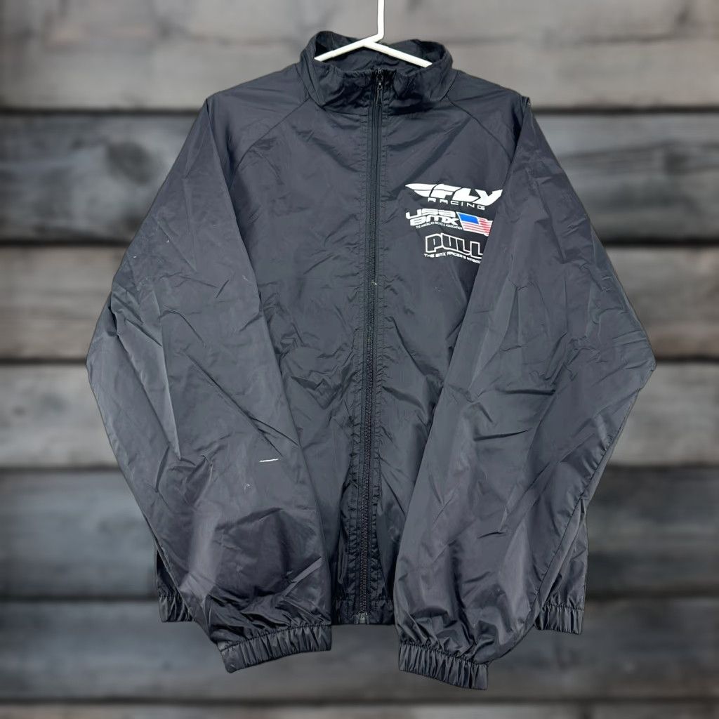 Vintage VINTAGE Fly Racing Jacket Mens M Black Windbreaker Parka USA BMX 2015 District Size US M / EU 48-50 / 2 - 1 Thumbnail