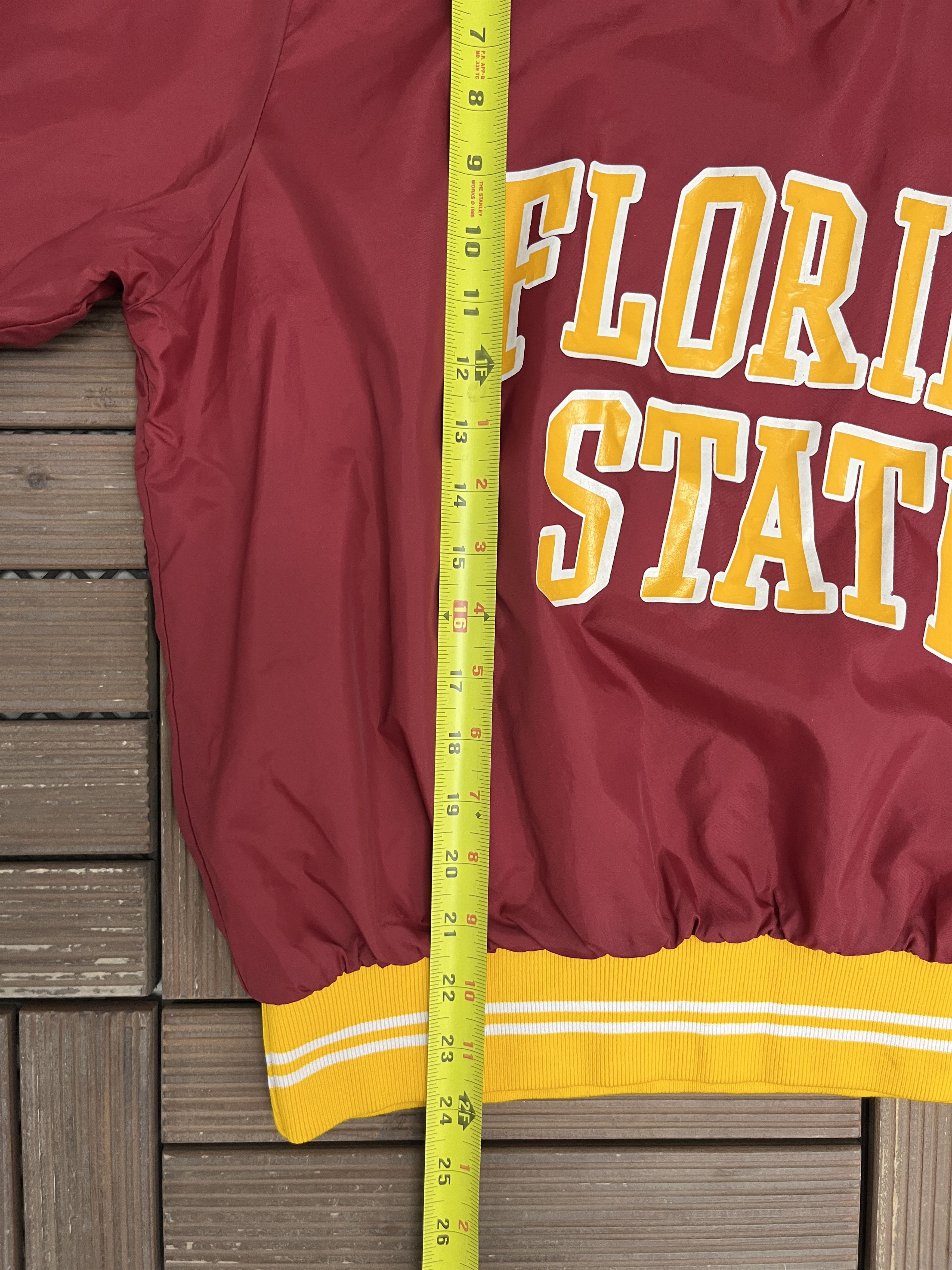 Vintage Florida State Seminoles Vintage Red Windbreaker Jacket Size US L / EU 52-54 / 3 - 8 Thumbnail