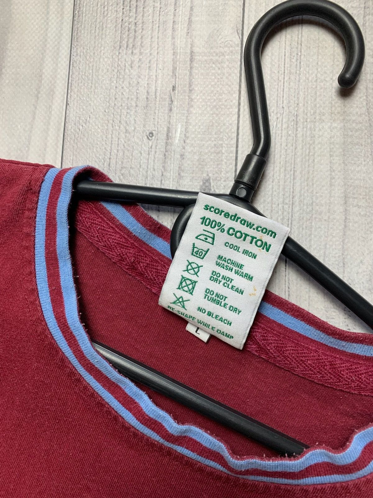 Vintage Vintage West Ham soccer jersey size L retro logo Size US L / EU 52-54 / 3 - 4 Thumbnail