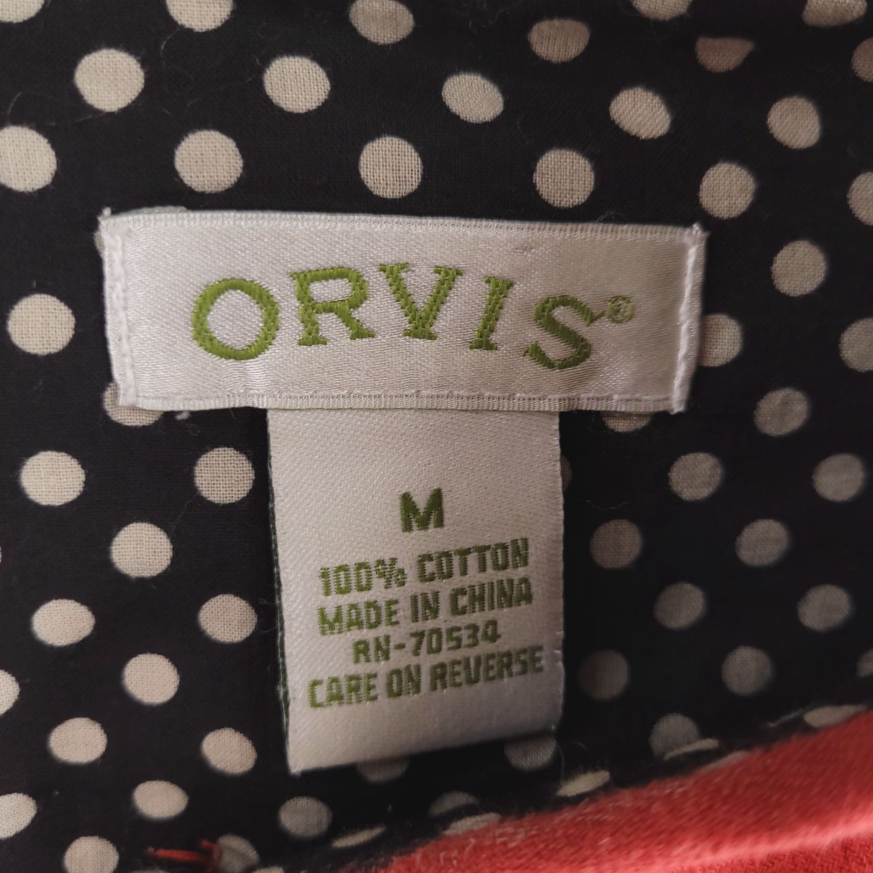 Orvis Orvis Shirt Womens Medium Flannel Plaid Red Lightweight Button-Up Relaxed Size M / US 6-8 / IT 42-44 - 4 Thumbnail