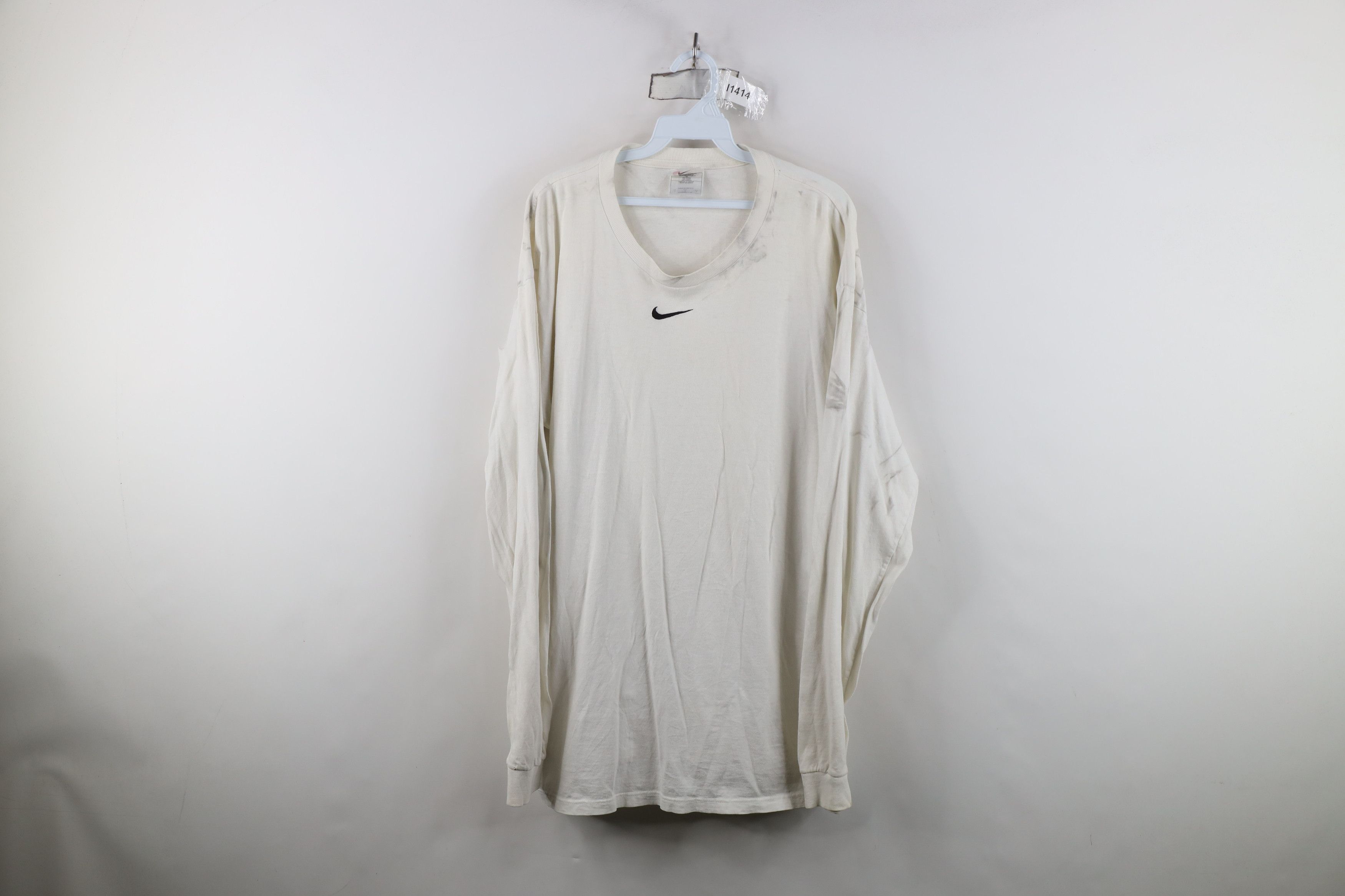 Nike Vintage 90s Nike Scott Center Swoosh Long Sleeve T-Shirt Size US L / EU 52-54 / 3 - 1 Thumbnail