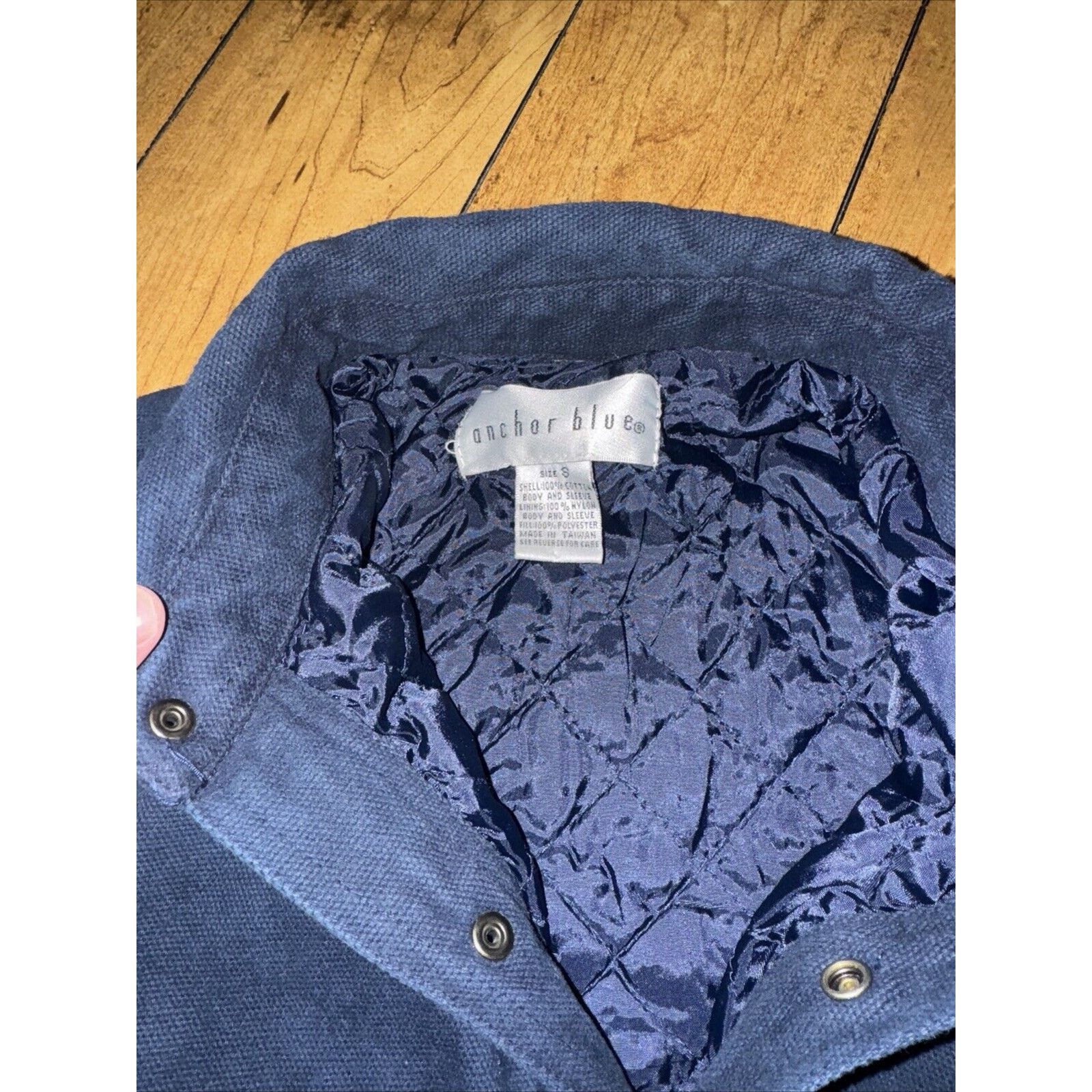 Anchor Blue Vintage Anchor Blue Workwear Jacket Blue Small 24x28 Size US S / EU 44-46 / 1 - 3 Thumbnail