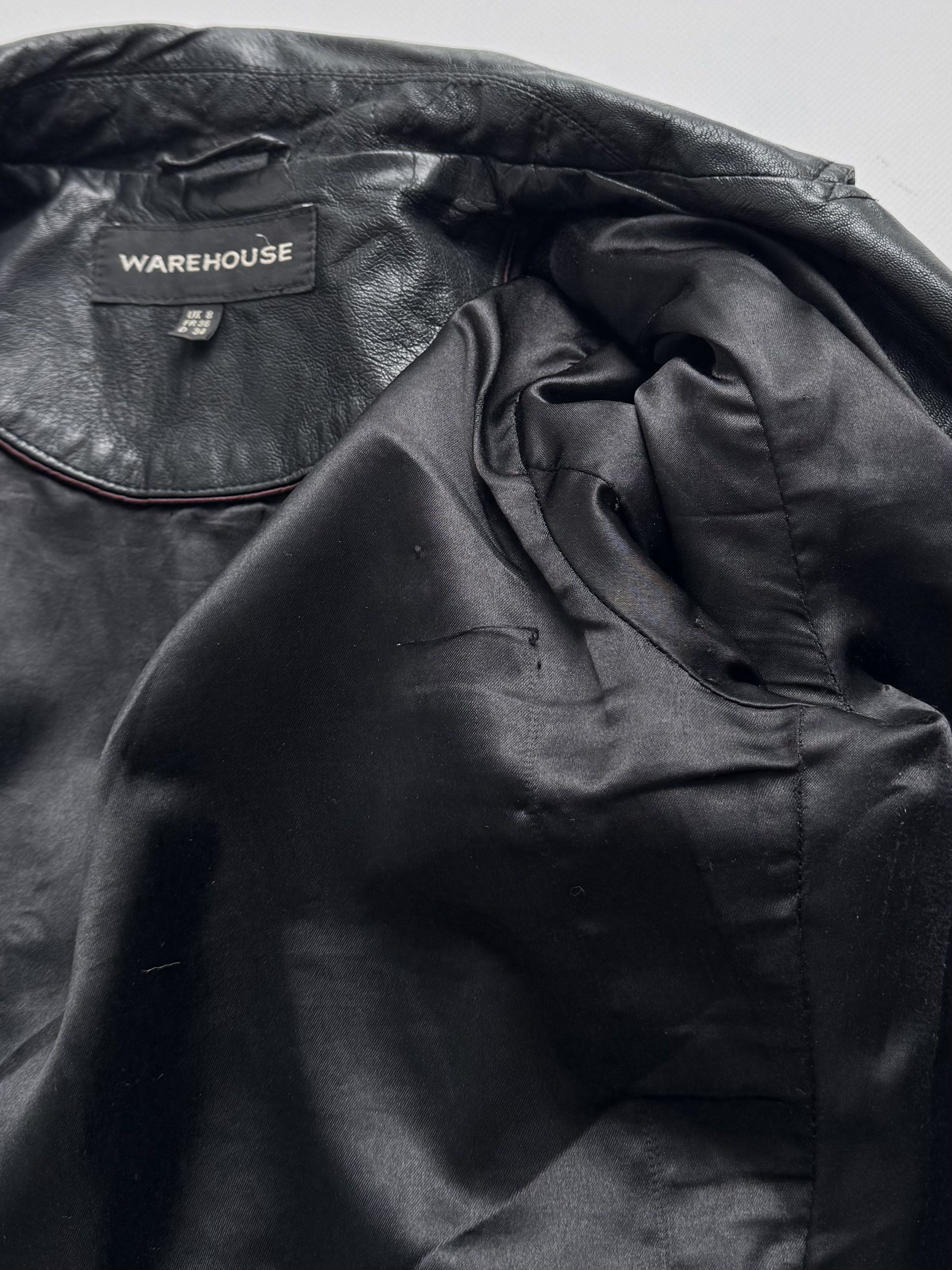 Vintage Vintage Cropped Leather Jacket B8(V403)E2 Size S / US 4 / IT 40 - 9 Thumbnail