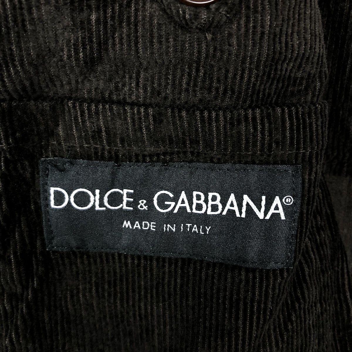 Dolce & Gabbana 🔥Iconic Black - Corduroy Jacket Double Breast Work Style Size US S / EU 44-46 / 1 - 13 Thumbnail